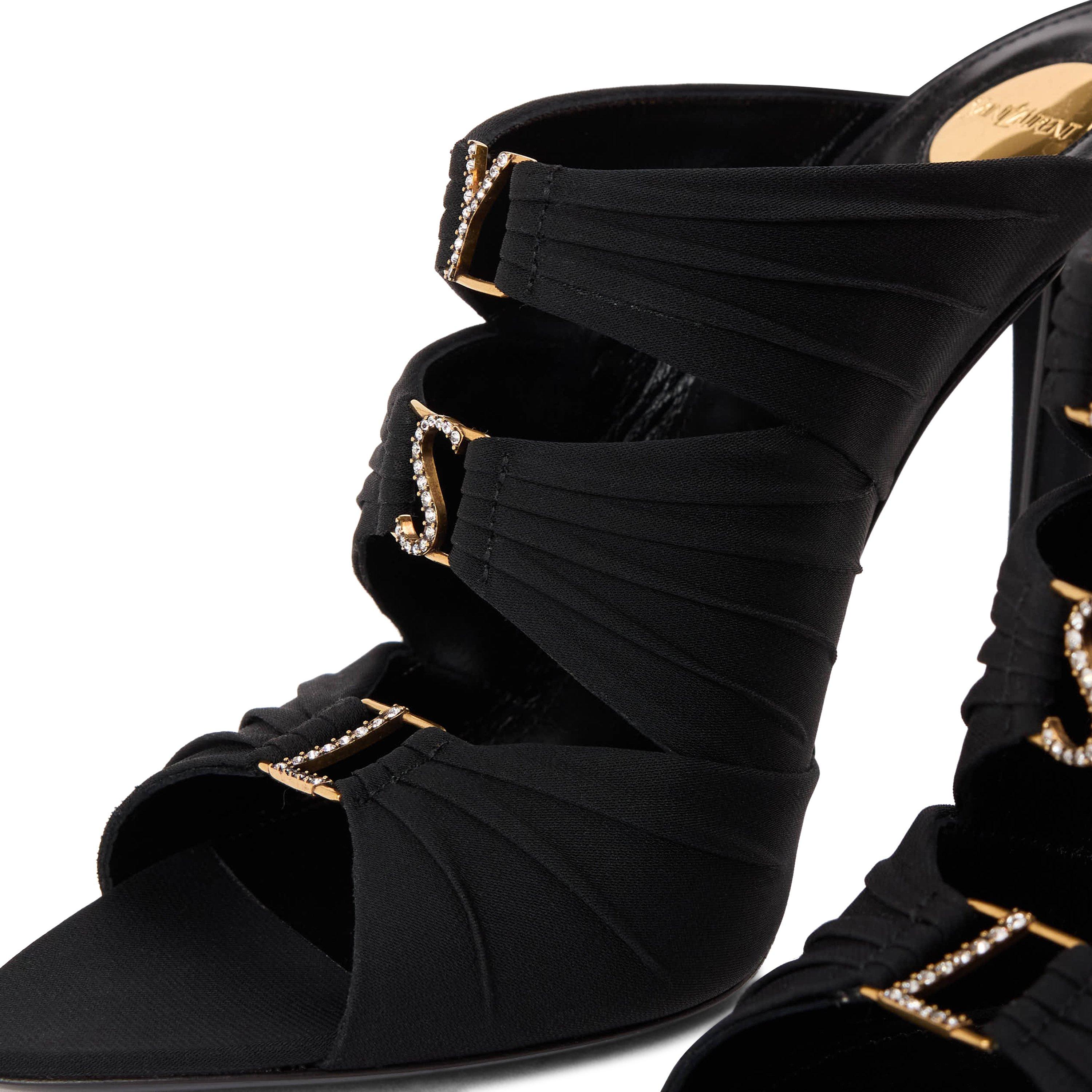 Noir - Saint Laurent - Women's Stiletto Court Shoes - 3