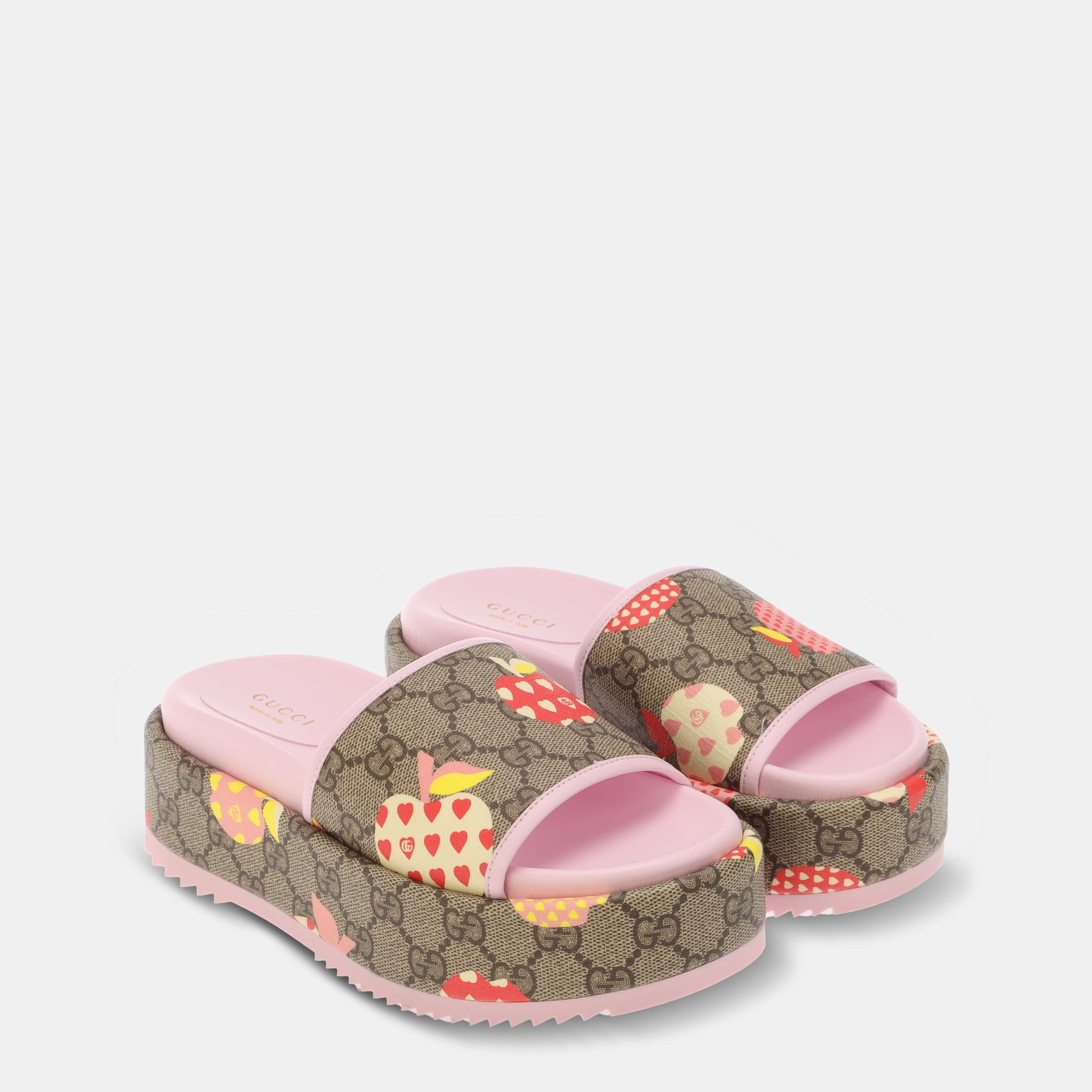 Multi - Gucci - Women's Flatform Sandals - 3