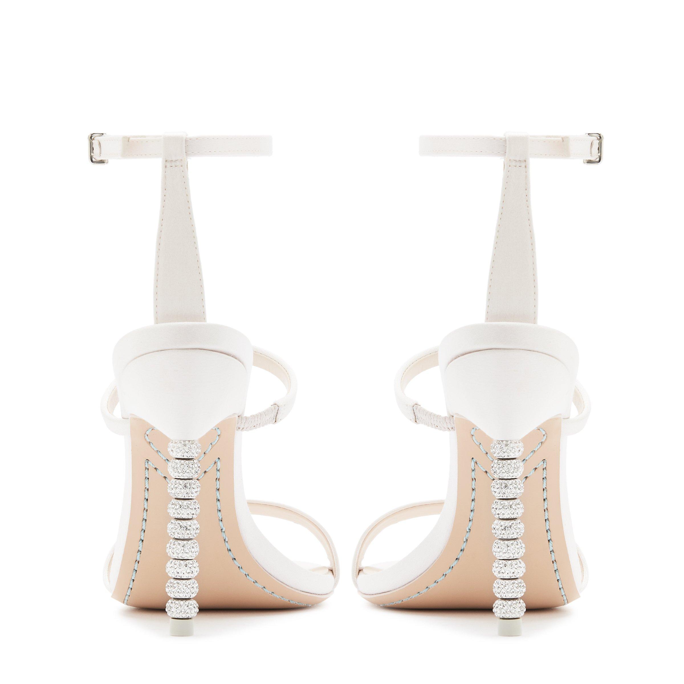 Soft Ivory - Sophia Webster - Rosalind Crystal Sandals - 4