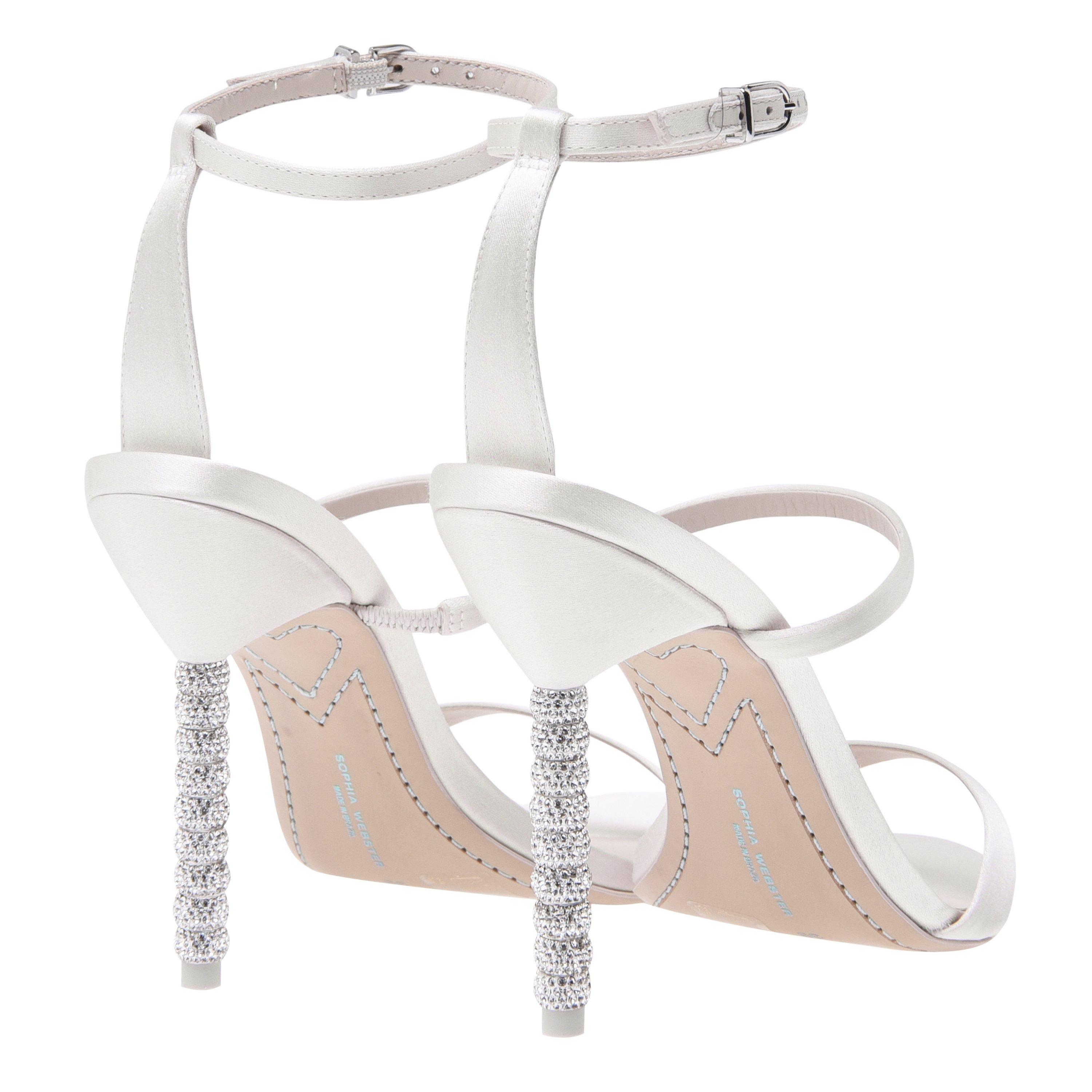 Soft Ivory - Sophia Webster - Rosalind Crystal Sandals - 5