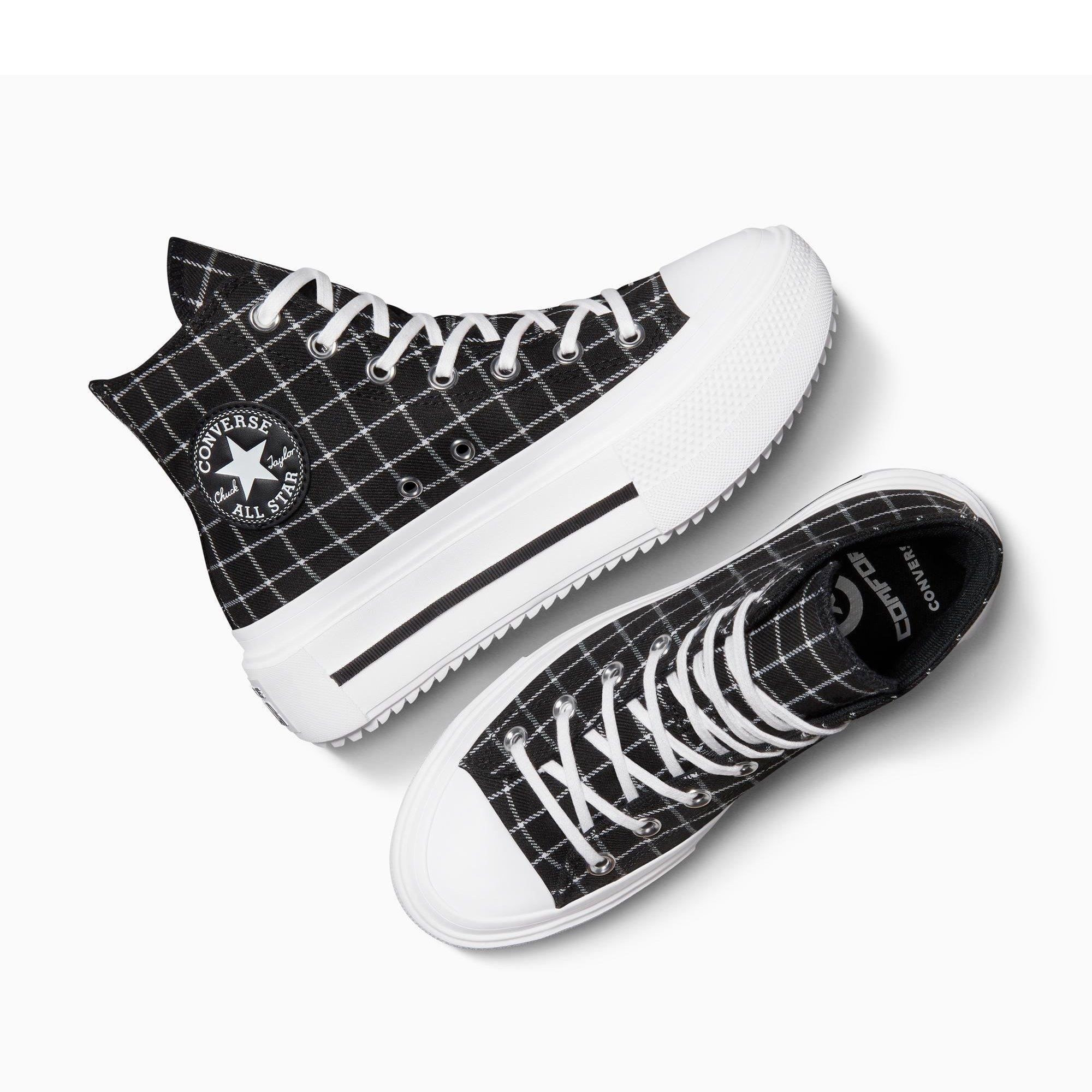 001-Black/Whi - Converse - Women's Chuck Taylor All Star Lif Platform Trainers - 5