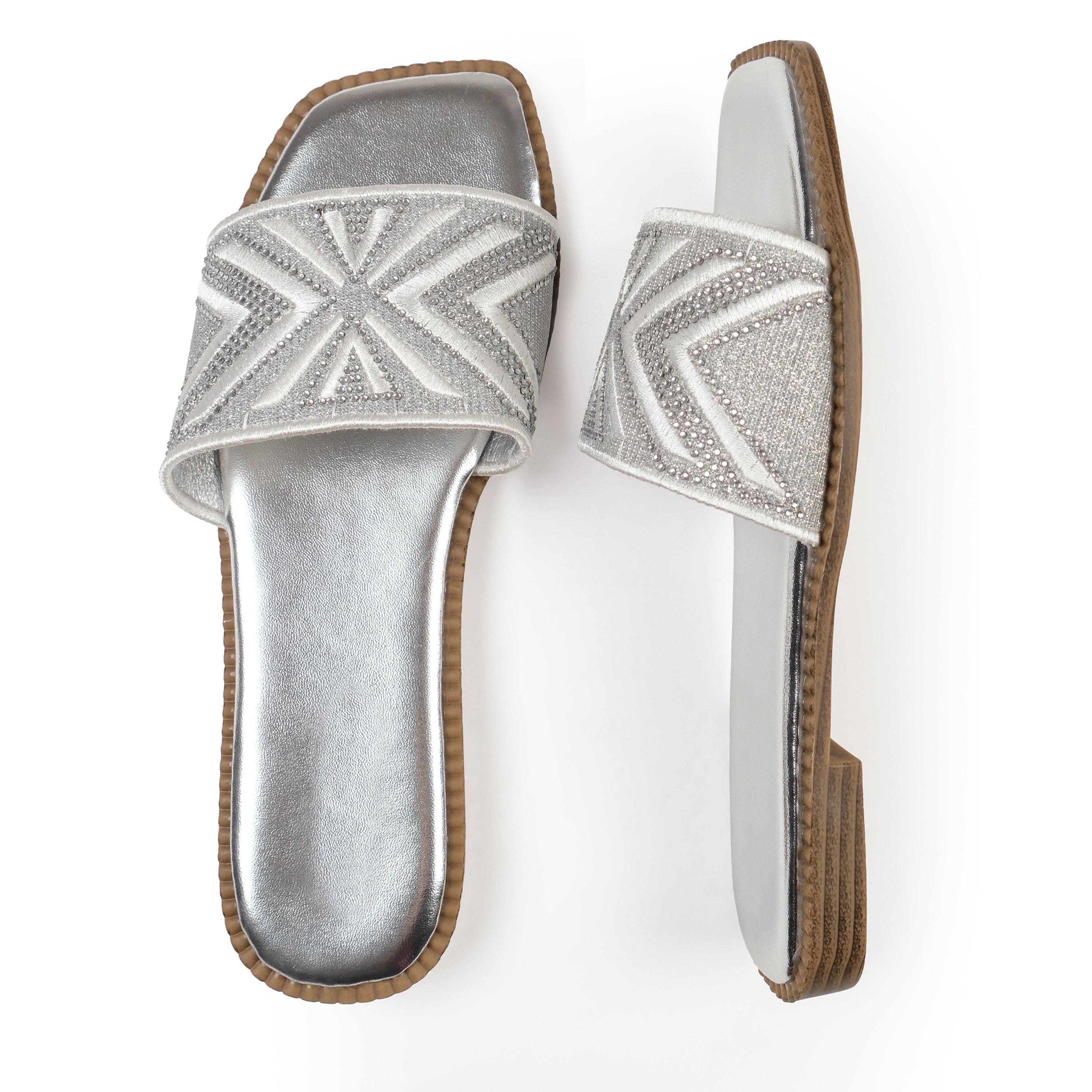 Argent - Wheres That From - Women's Blossom Flat Sandals - 2