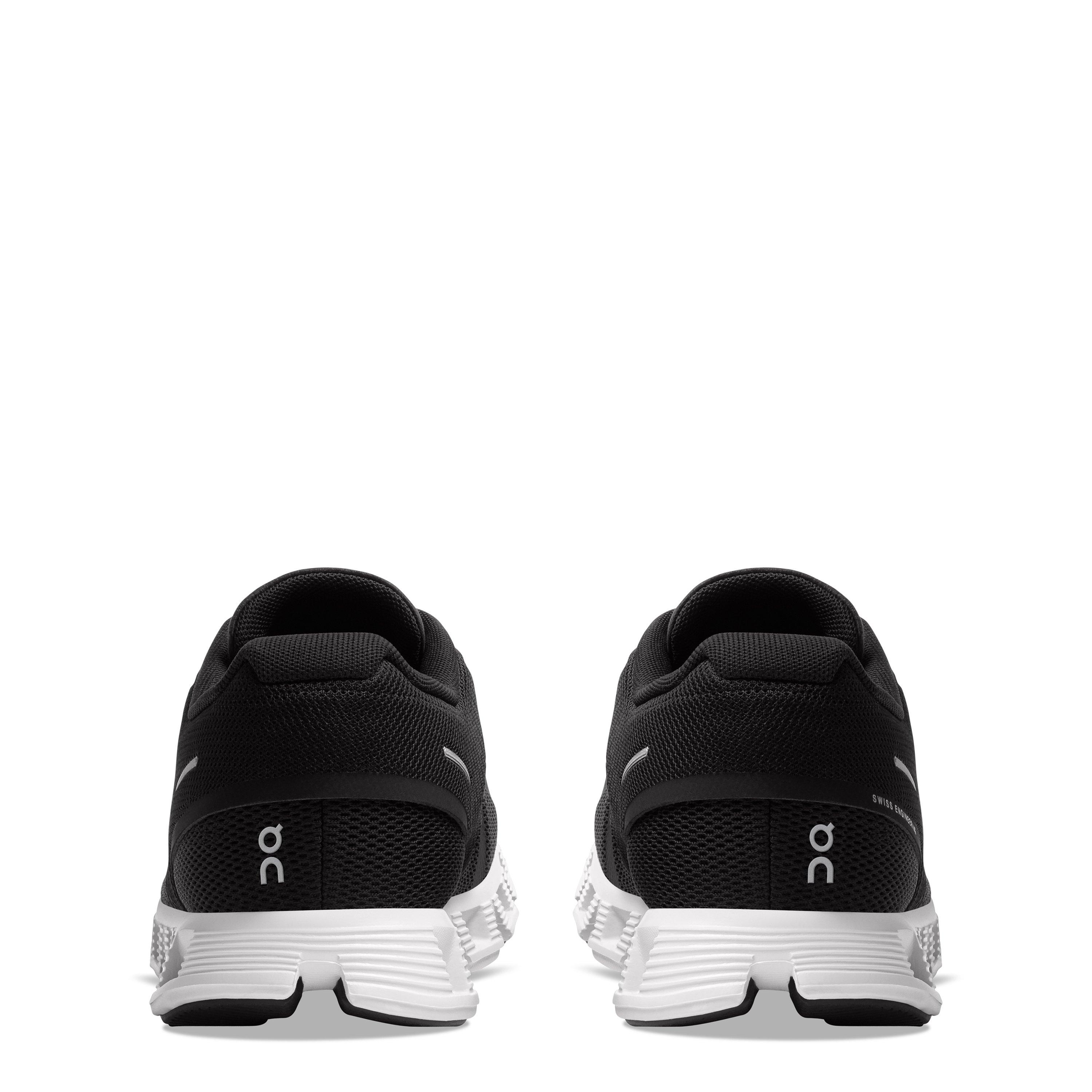 Black White - On - Womens Cloud 5 Running Shoes - 5