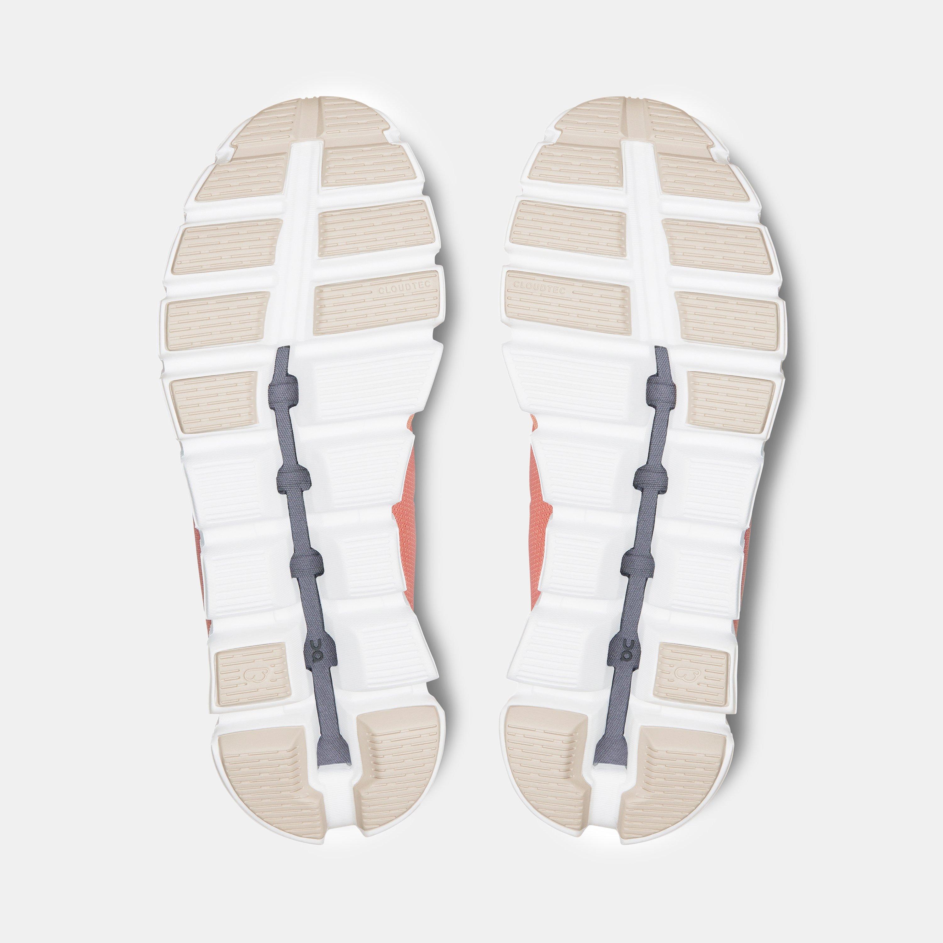 Flamingo/Pearl - On - Womens Cloud 5 Running Shoes - 7