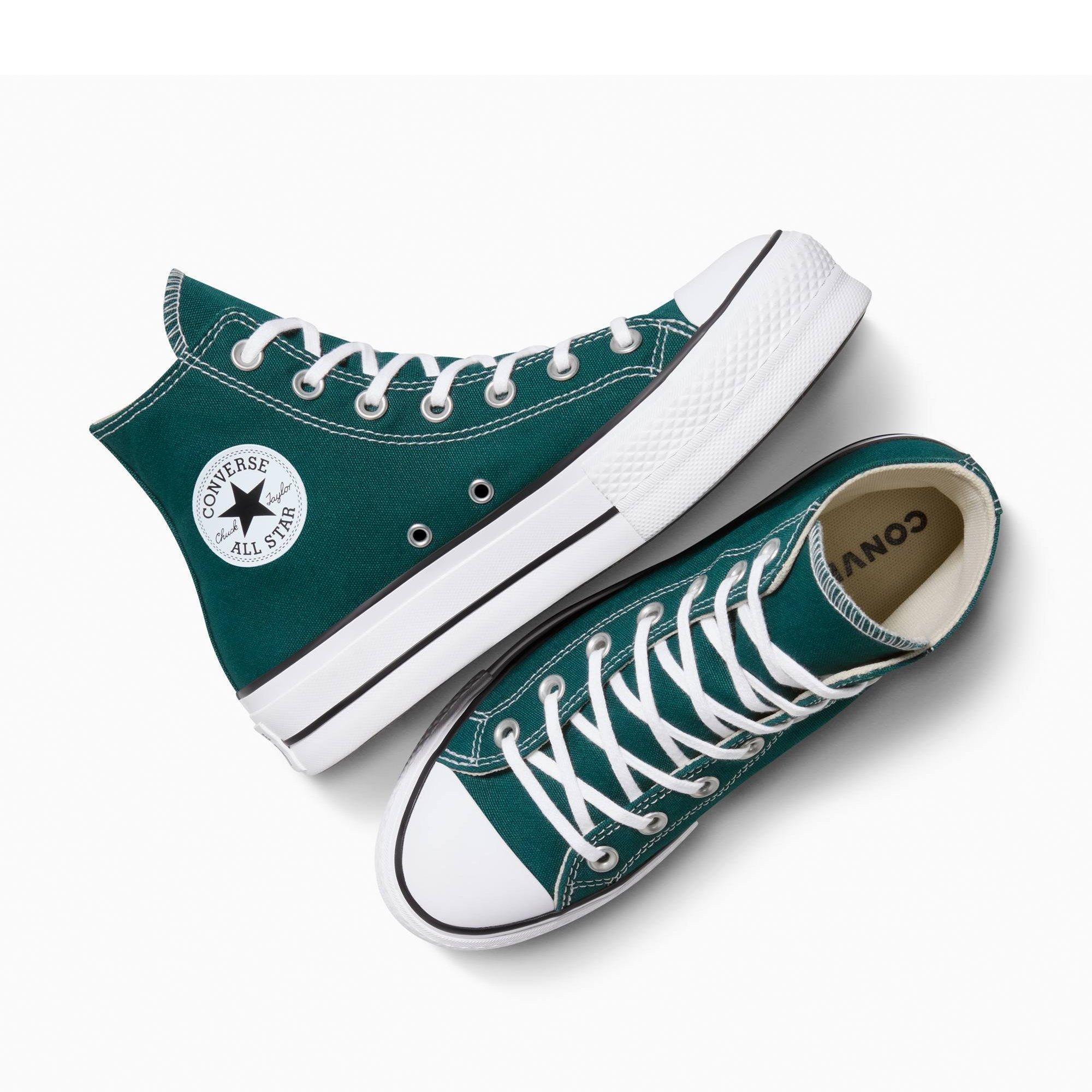 321-Darkly Ja - Converse - Women's Chuck Taylor All Star Lif Platform Trainers - 4