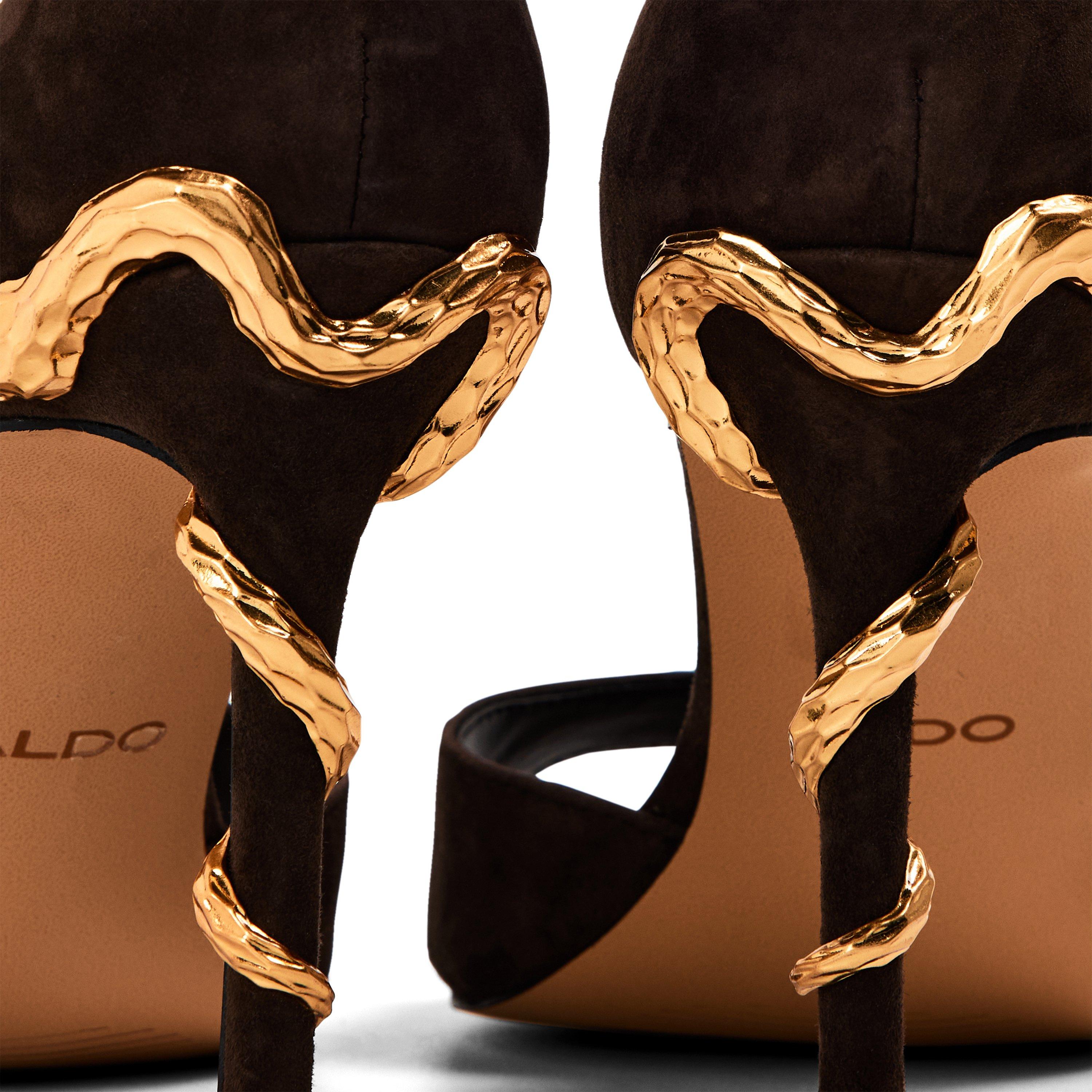 Dark Brown - Aldo - Women's Stiletto Court Shoes - 3