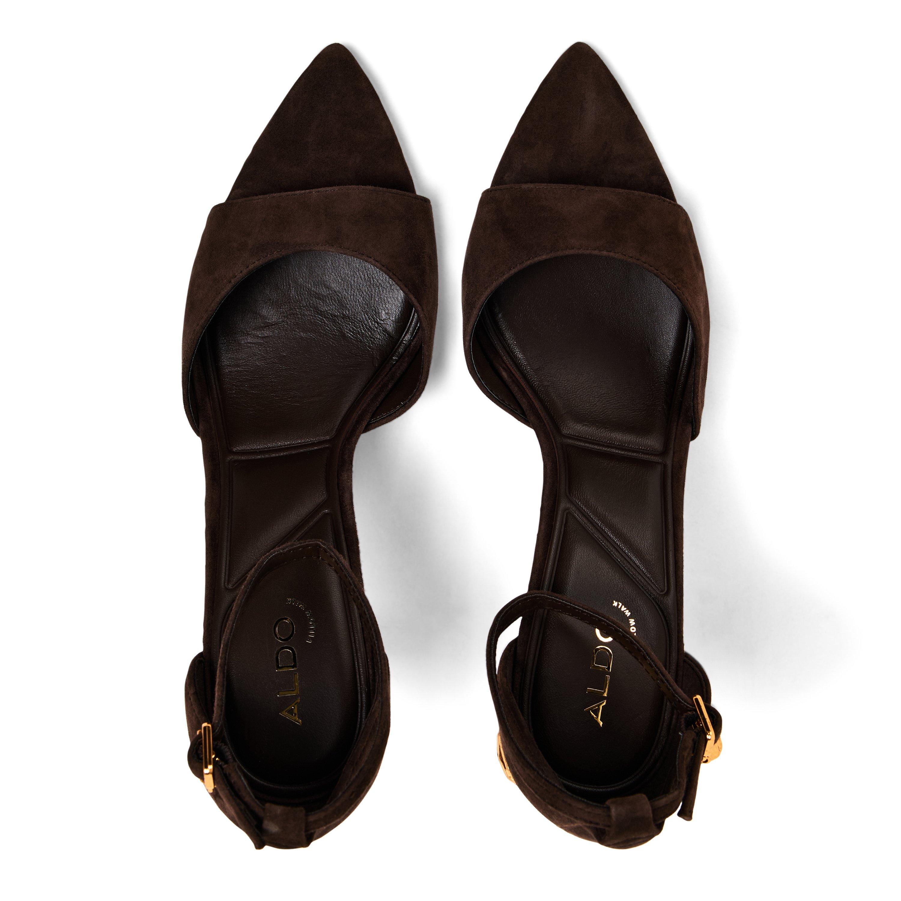 Dark Brown - Aldo - Women's Stiletto Court Shoes - 4