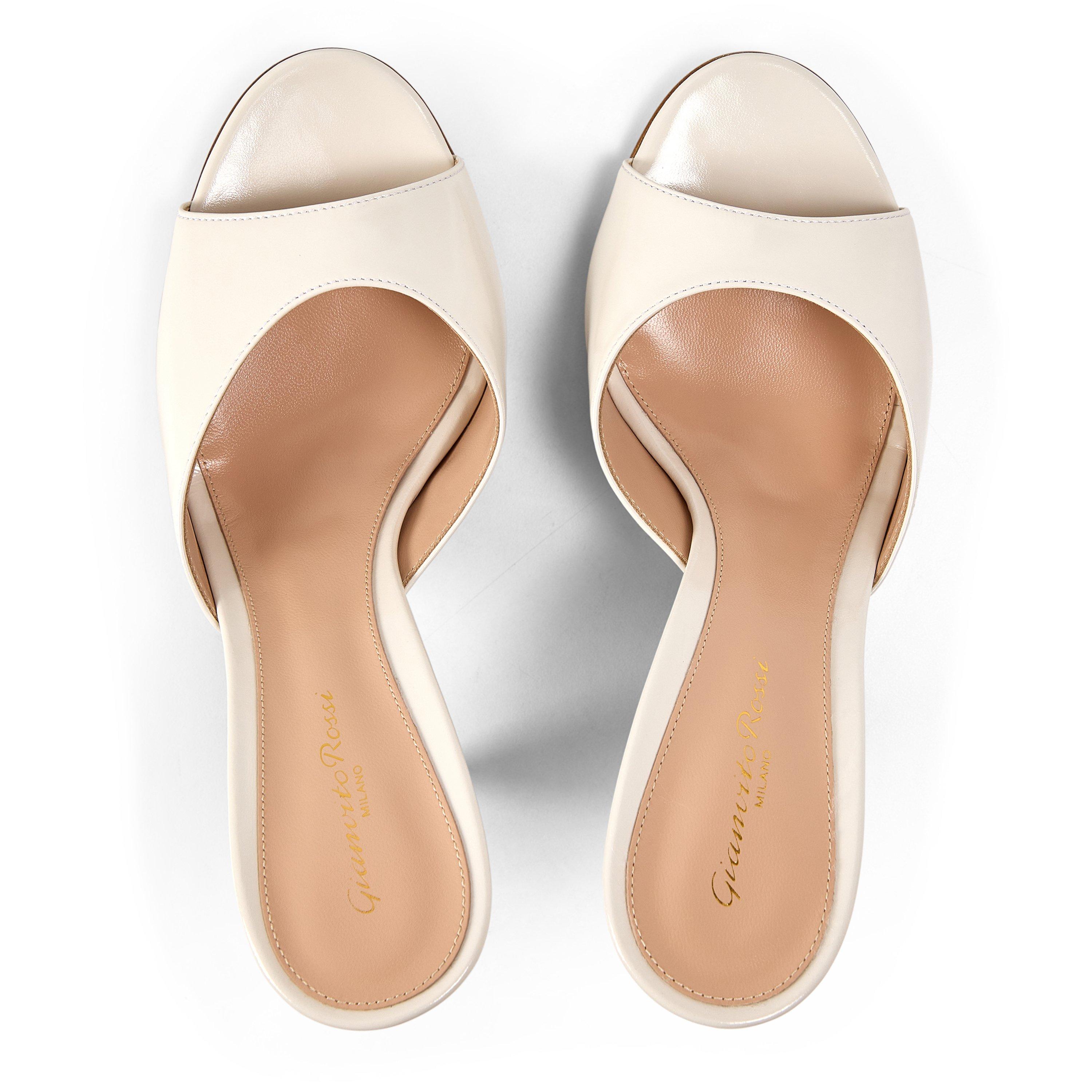 Off White - Gianvito Rossi - Women's Sofia 95h M Heeled Mules - 5