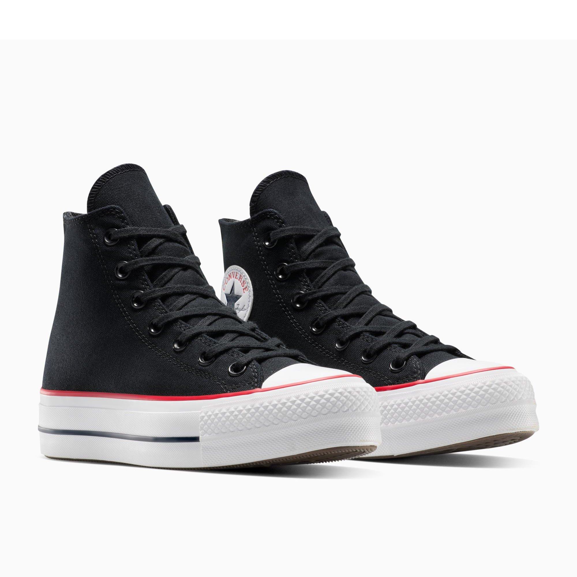 001-Black/Whi - Converse - Women's Chuck Taylor All Star Lif Platform Trainers - 4
