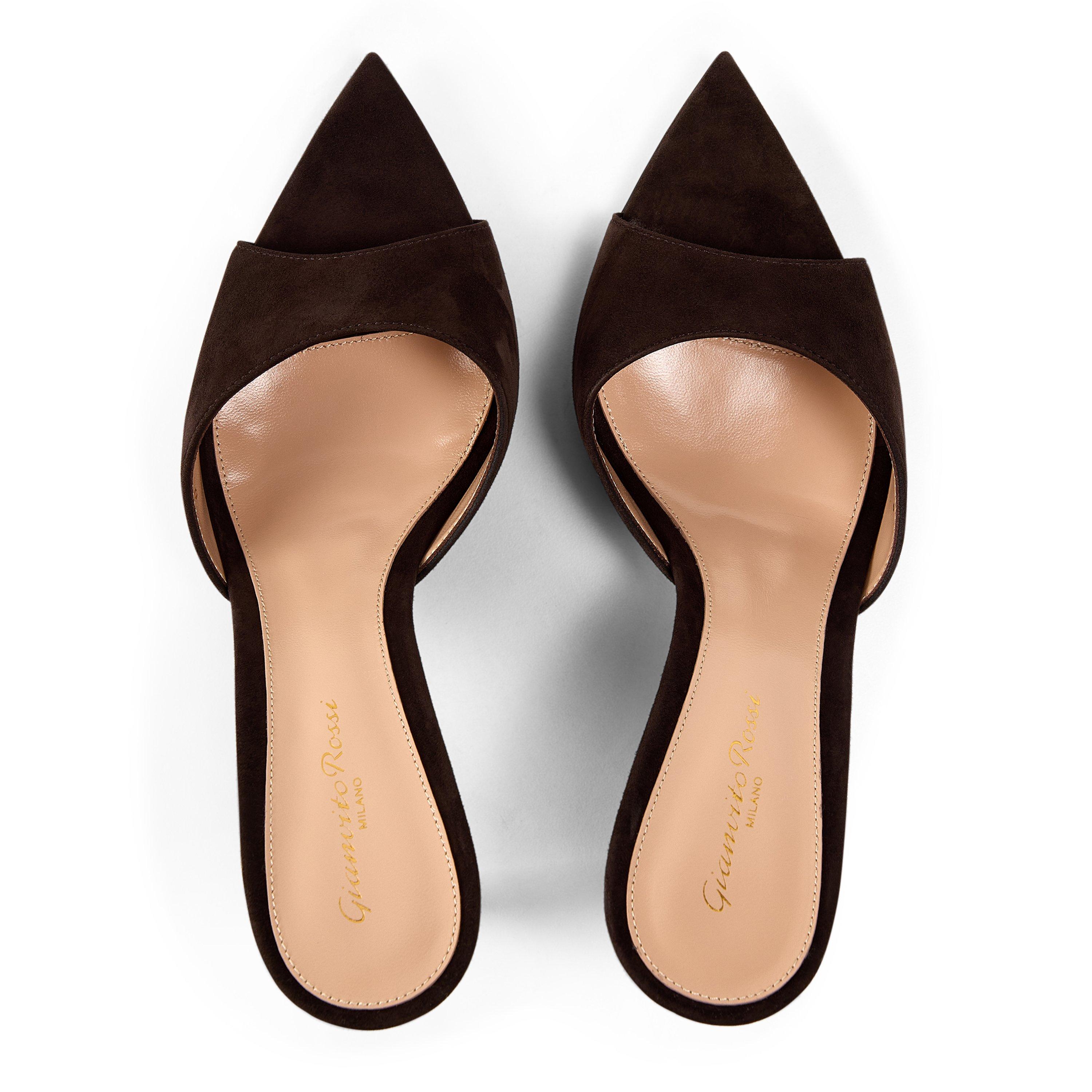 Moka - Gianvito Rossi - Women's Elle 85H Mule - 4