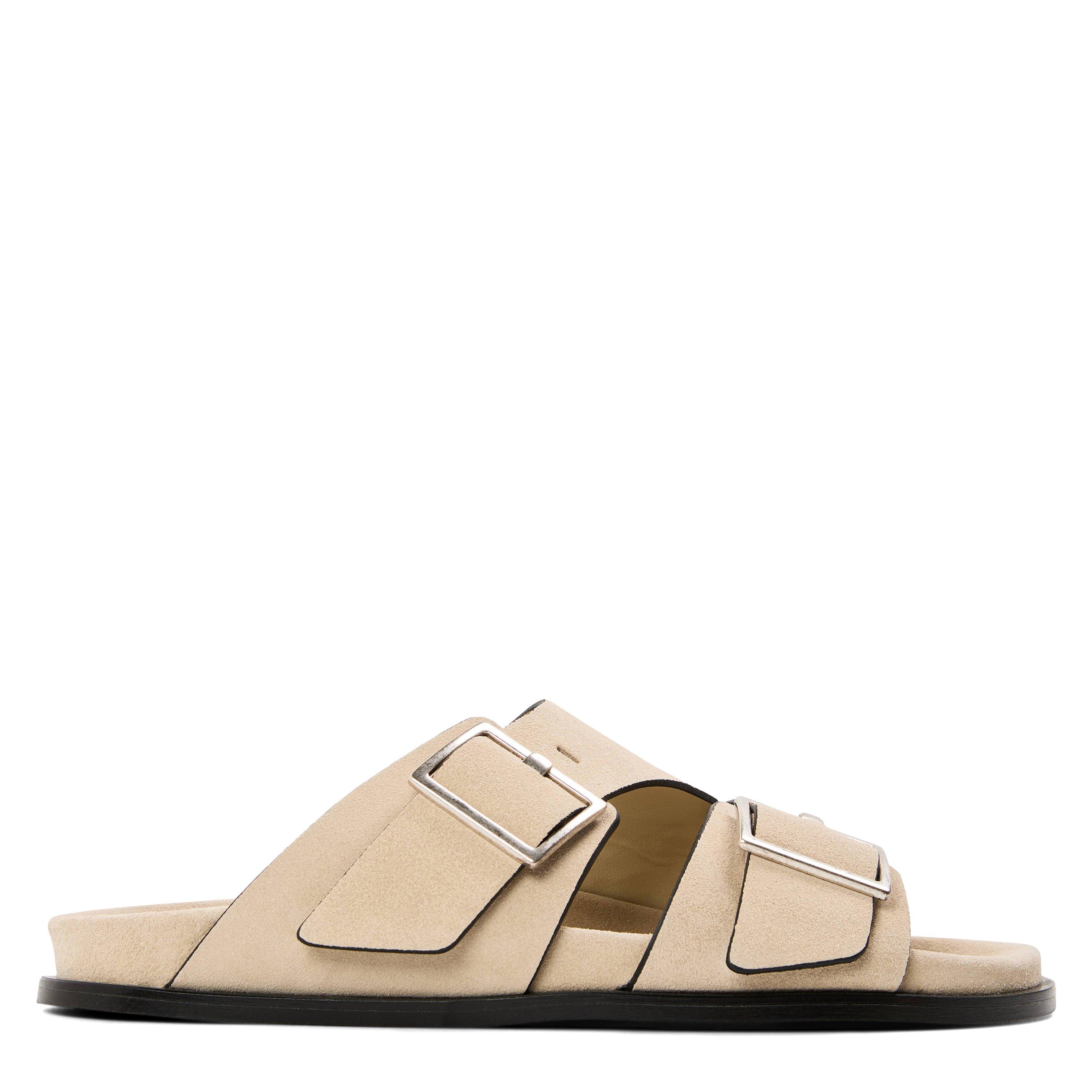 Alohas Women's Alba Sandal Flat Sandals - Beige - Size 7 (40)
