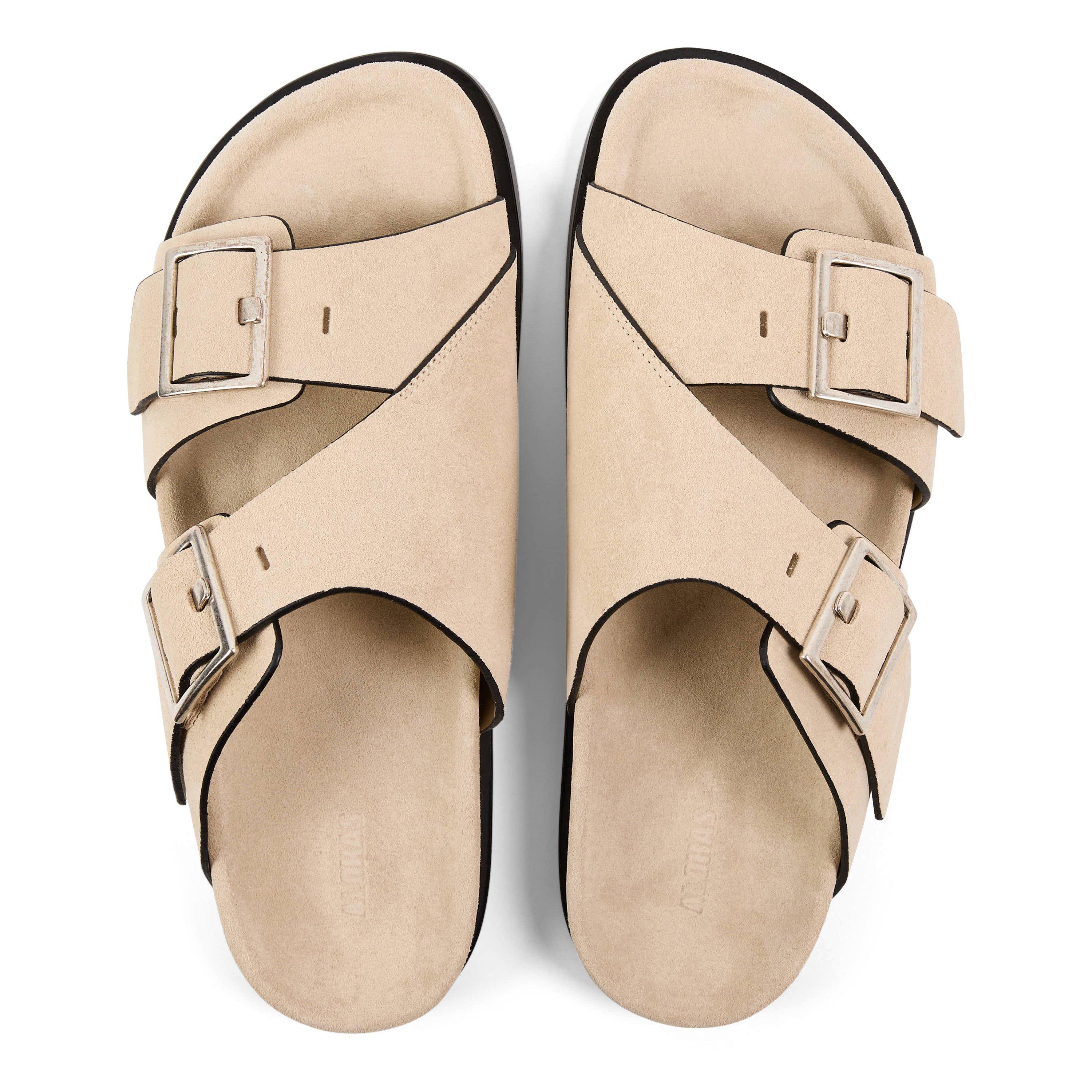 Beige - Alohas - Women's Alba Sandal Flat Sandals - 5