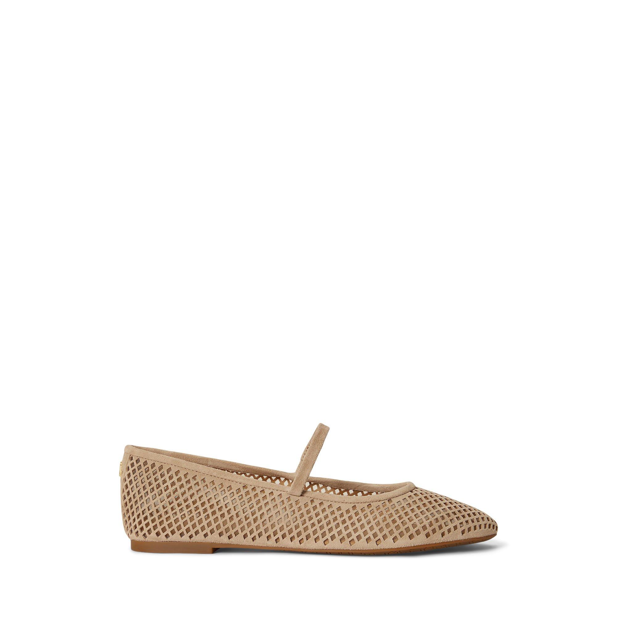 Lauren By Ralph Lauren Women's Jayna Mj Ballet Pumps - Tan - 6 (39)
