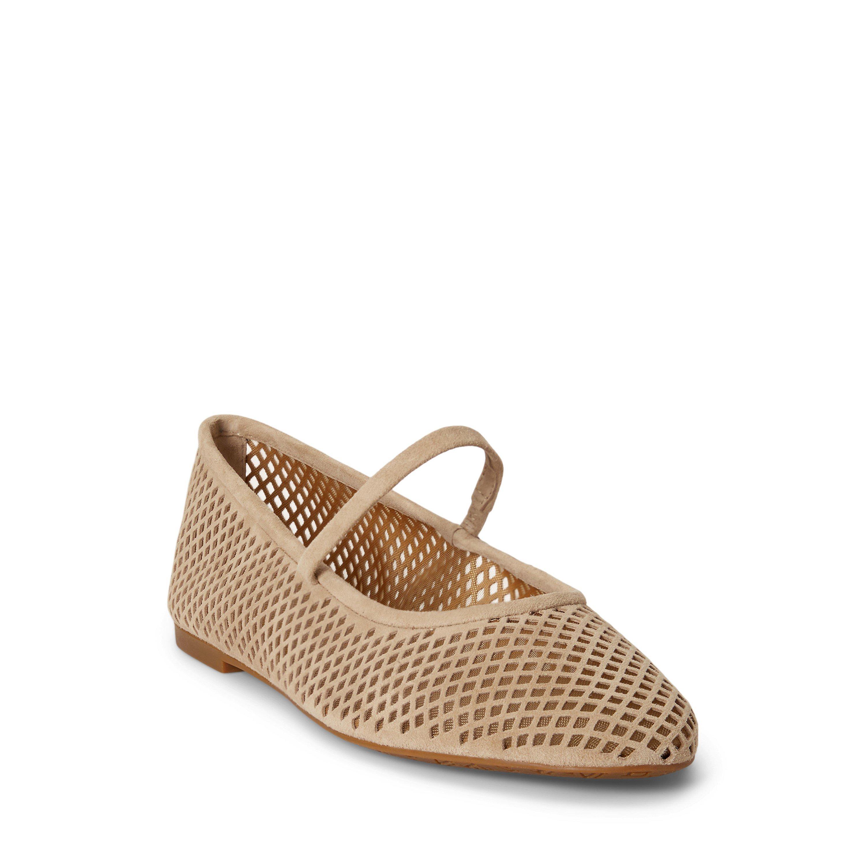 Tan - Lauren by Ralph Lauren - Women's Jayna MJ Ballet Pumps - 2