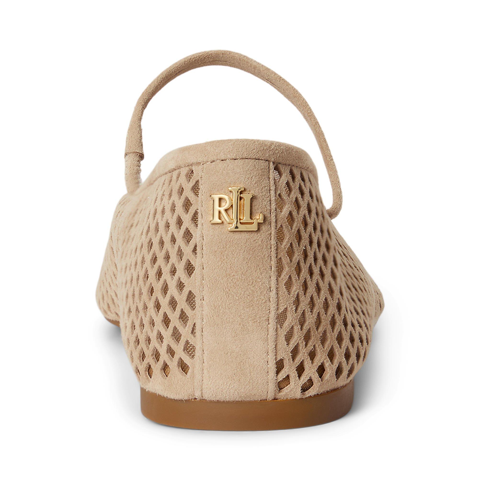 Tan - Lauren by Ralph Lauren - Women's Jayna MJ Ballet Pumps - 5