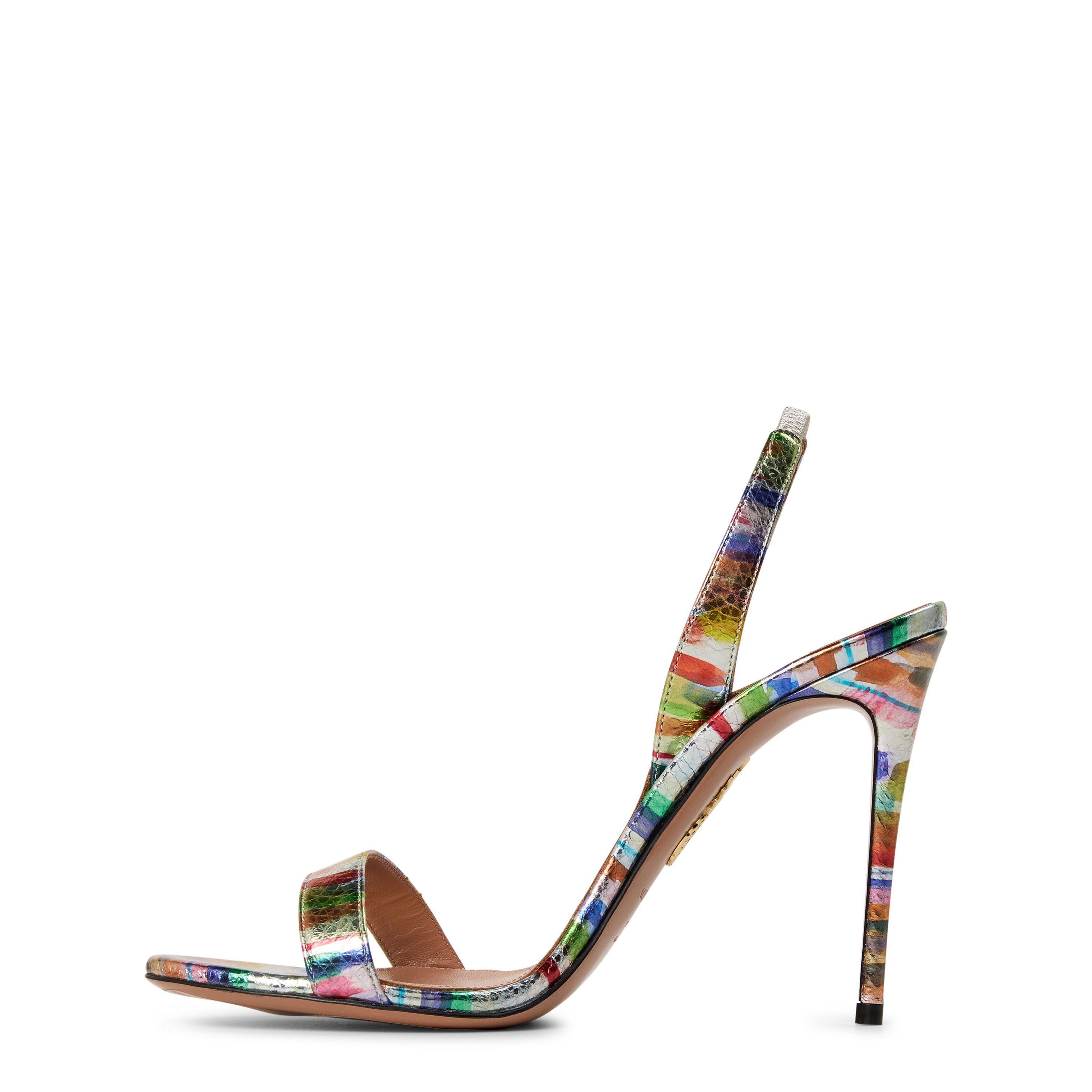 Brush Strokes - Aquazzura - Women's So Nude Heeled Sandals - 3