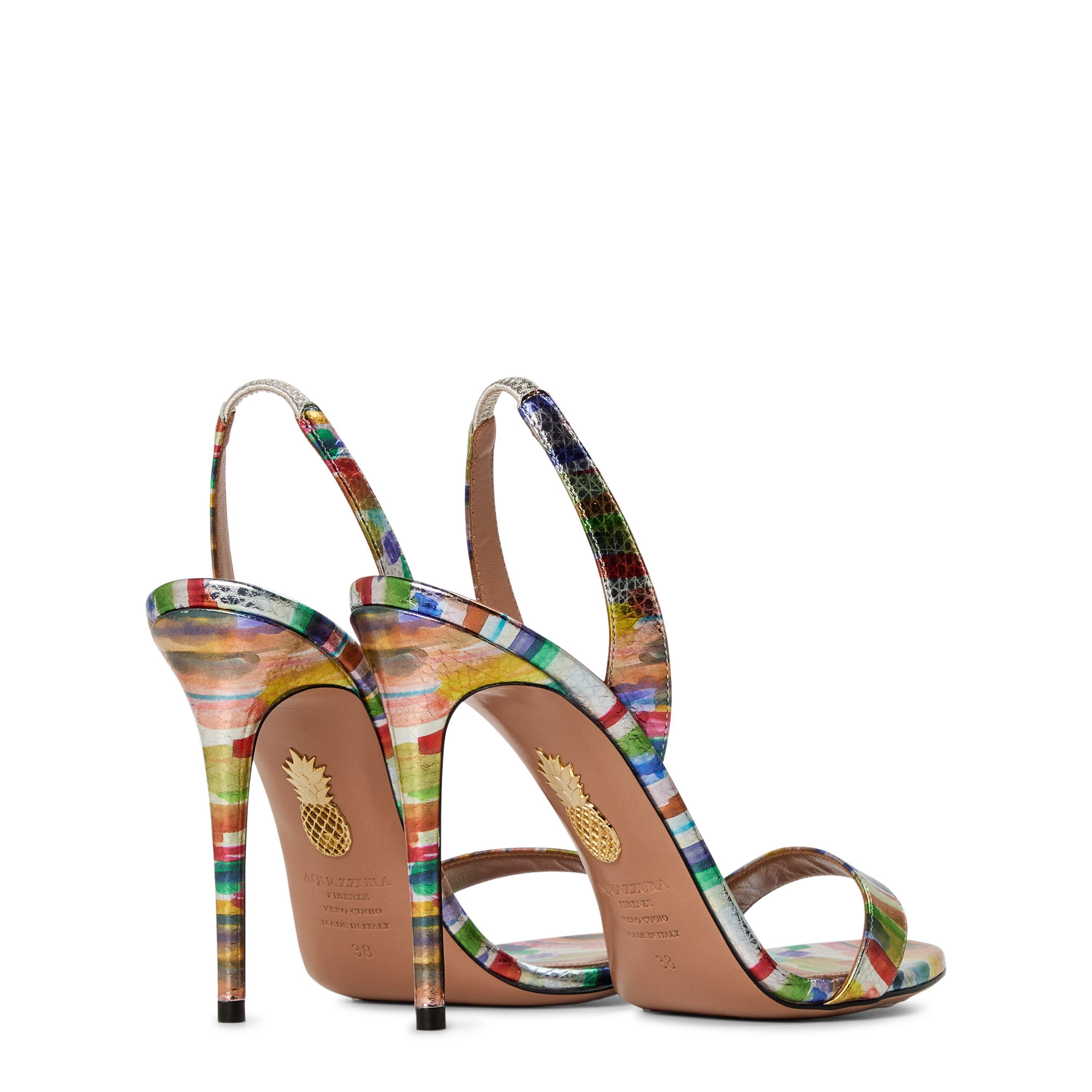 Brush Strokes - Aquazzura - Women's So Nude Heeled Sandals - 5