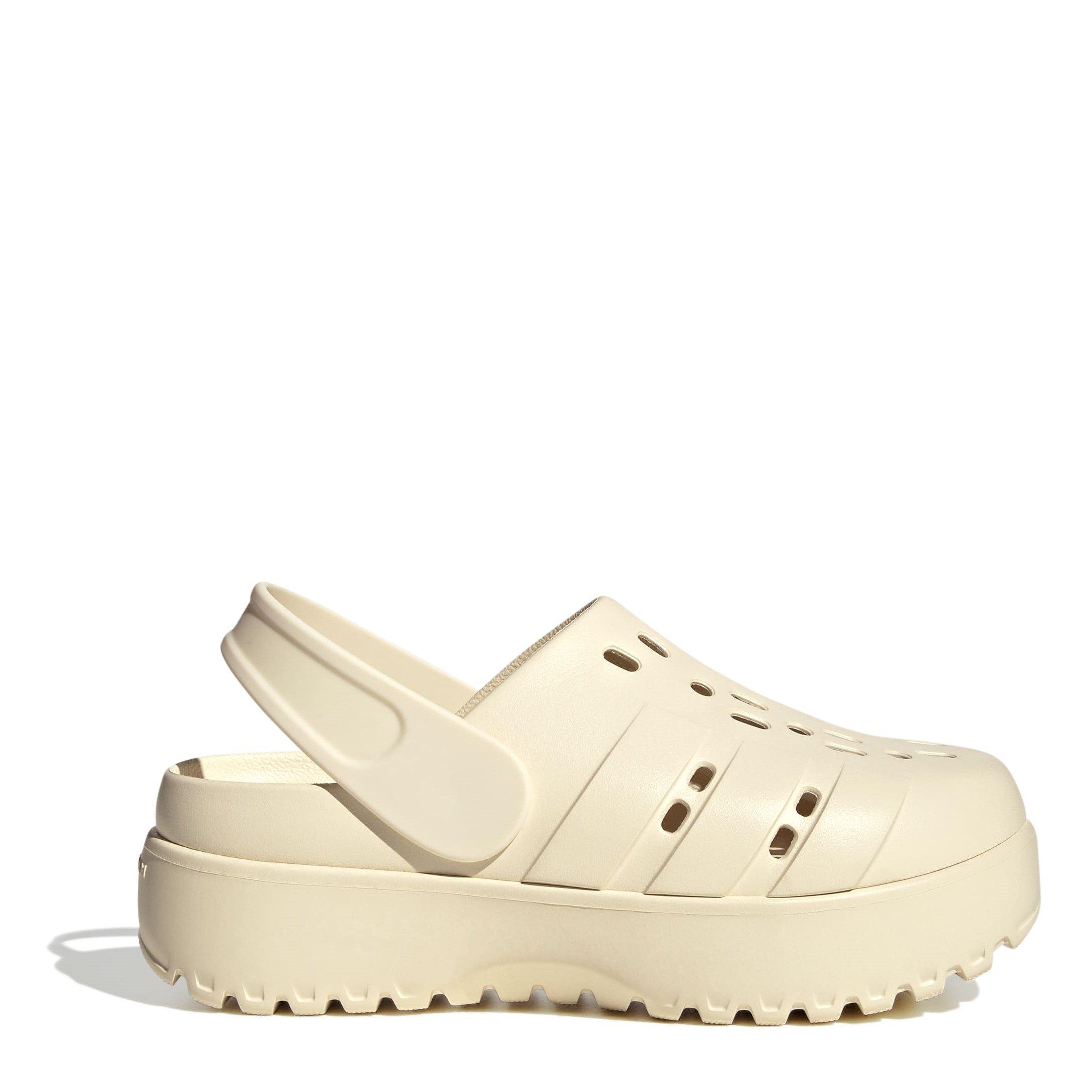 Wonder White - adidas - Women's Adilette Platform Clog - 1