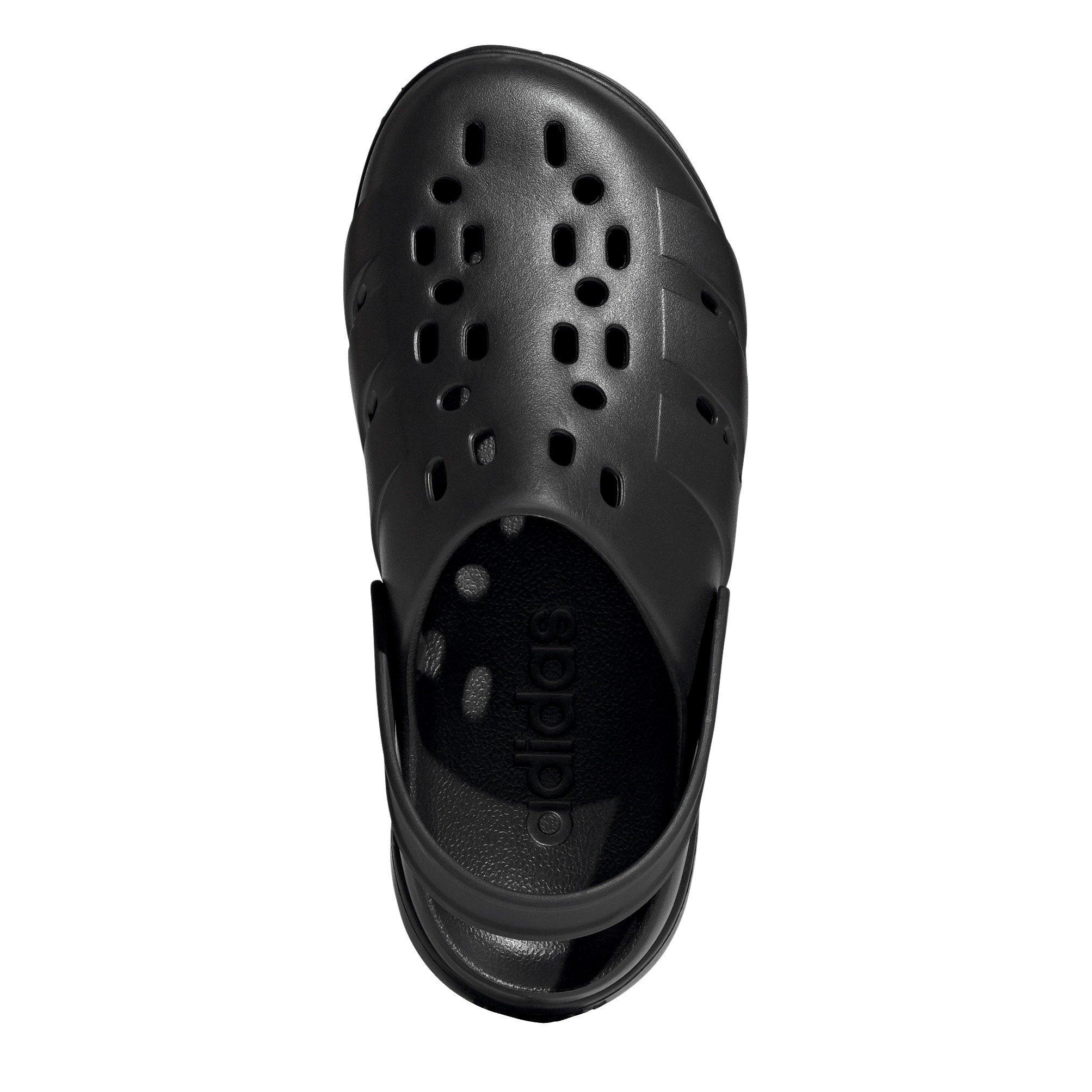 Core Black/Blk - adidas - Women's Adilette Platform Clog - 5