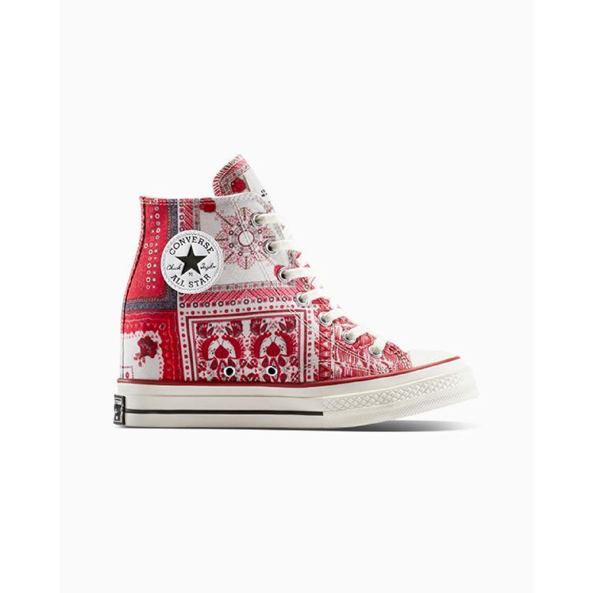 Converse Women's Chuck 70 Wedge Hi Vanilla Heel Sandals