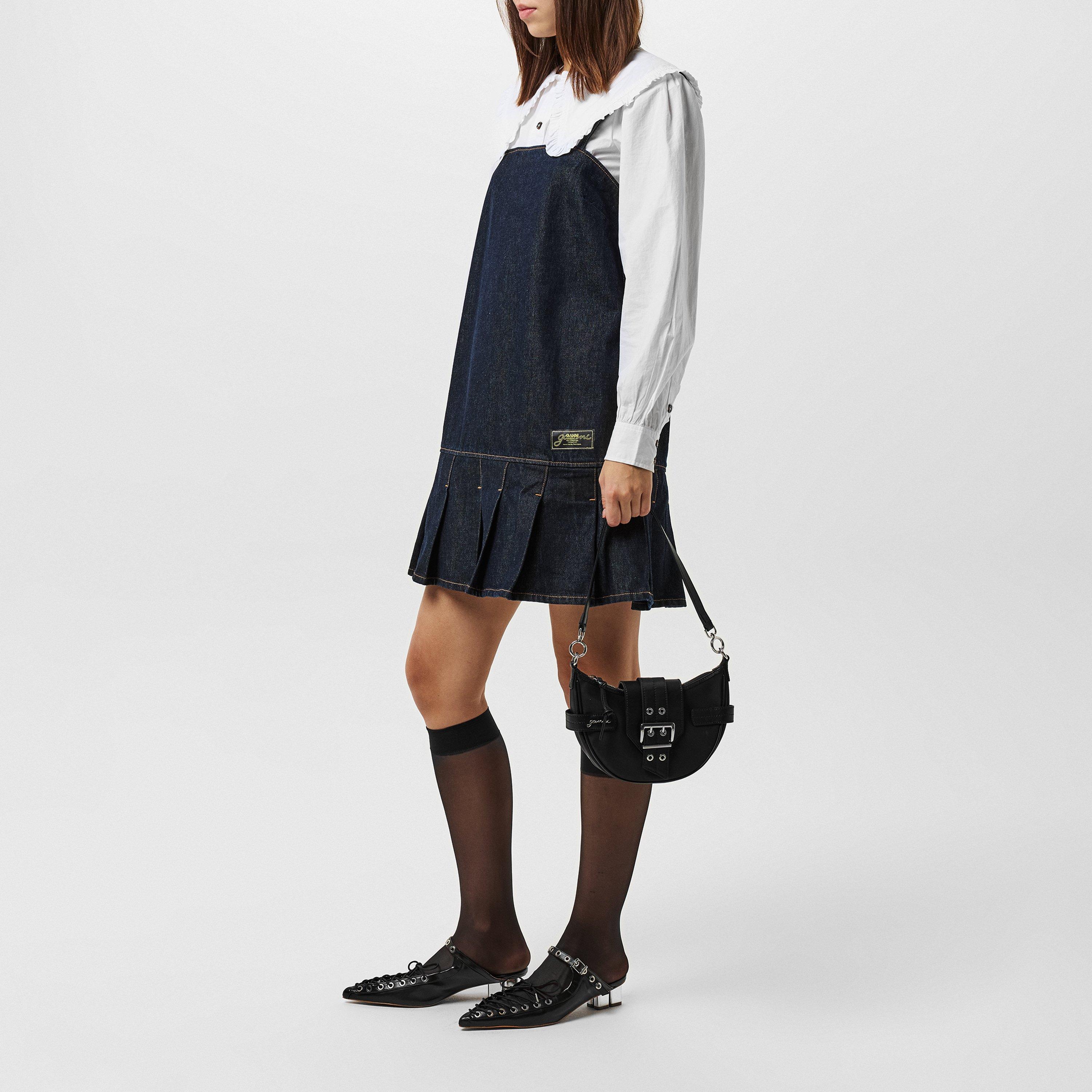 Black - Ganni - Lace Mules - 7