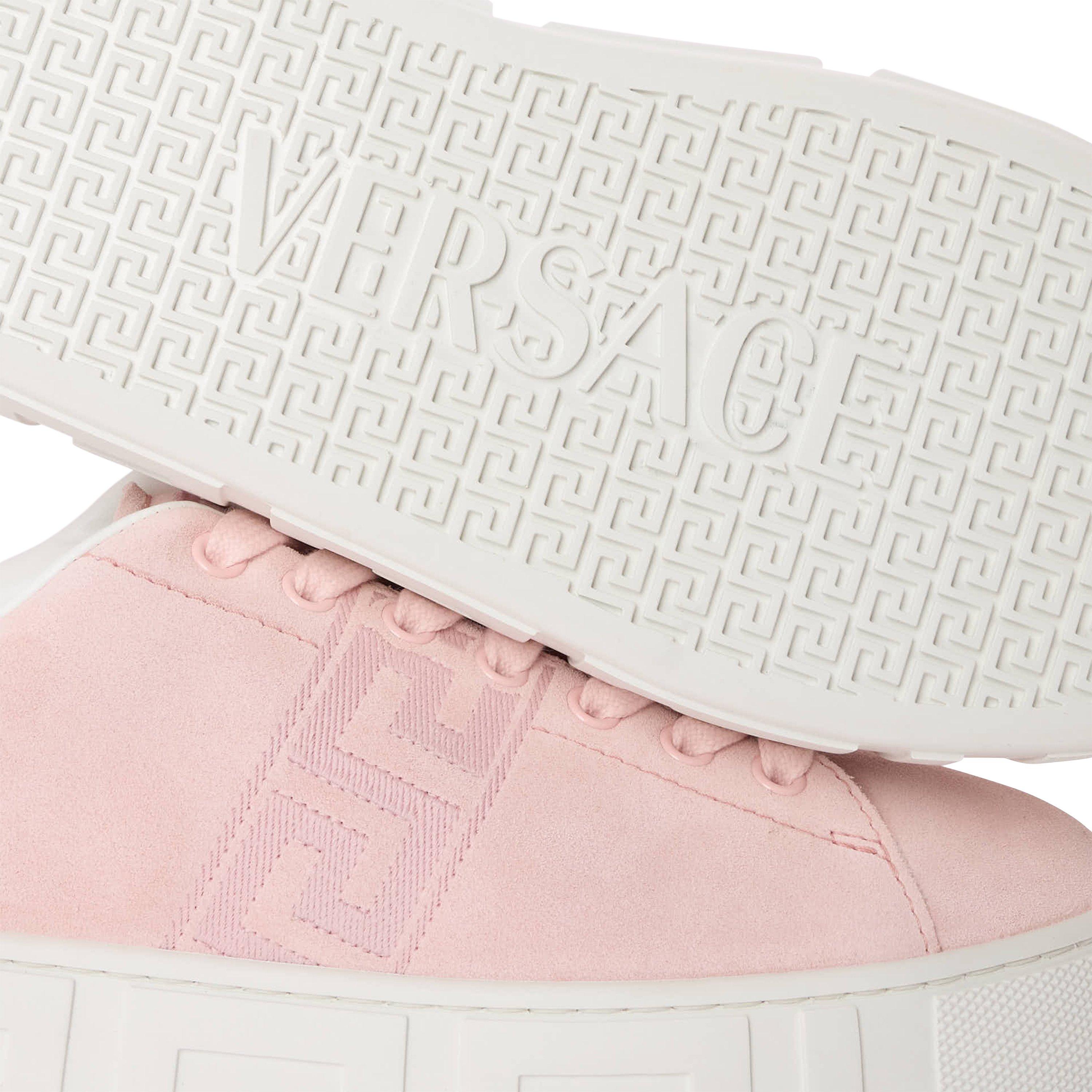 Pink White - Versace - Women's Platform Sneaker Platform Trainers - 3