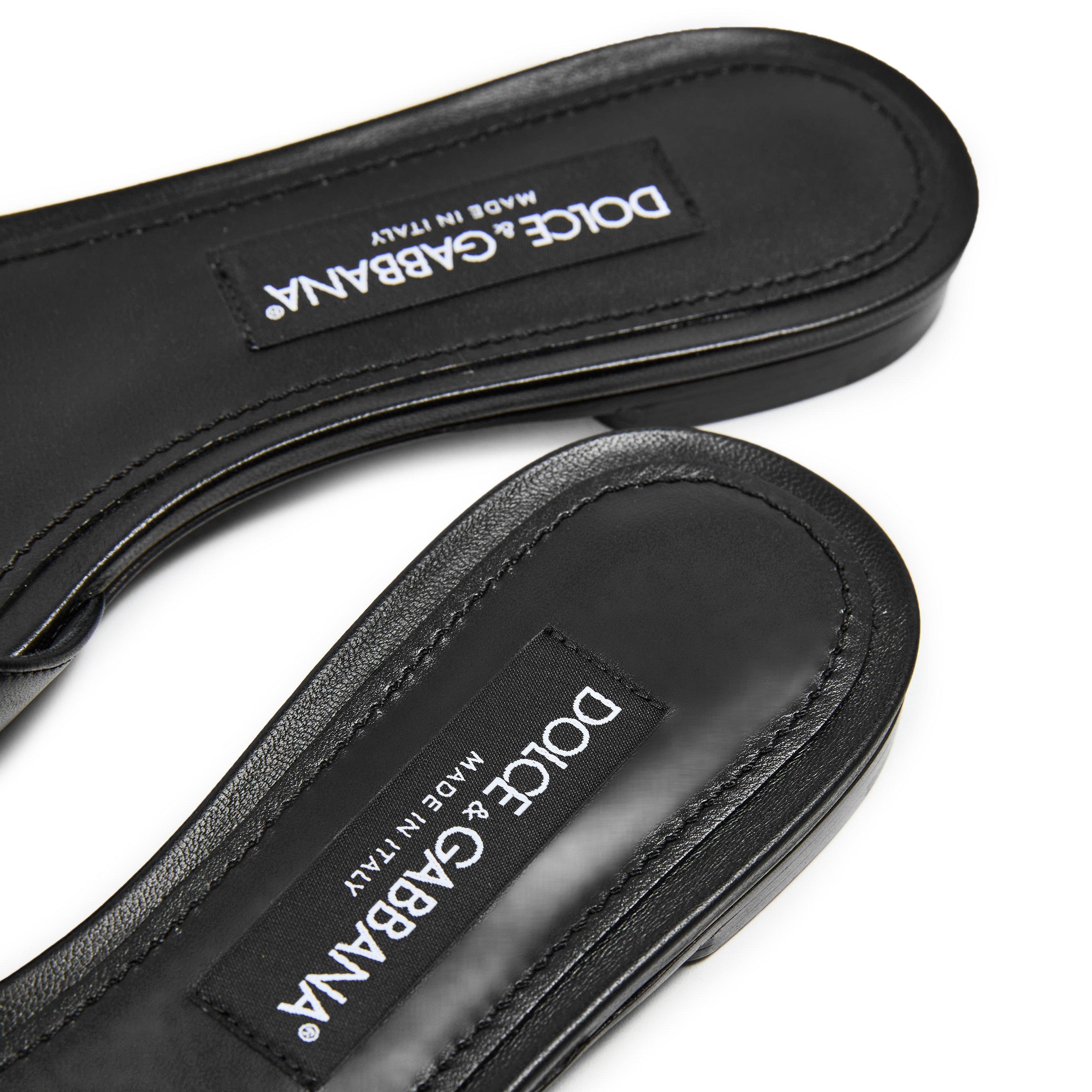 Nero - Dolce and Gabbana - DG Flat Mule Ld61 - 4