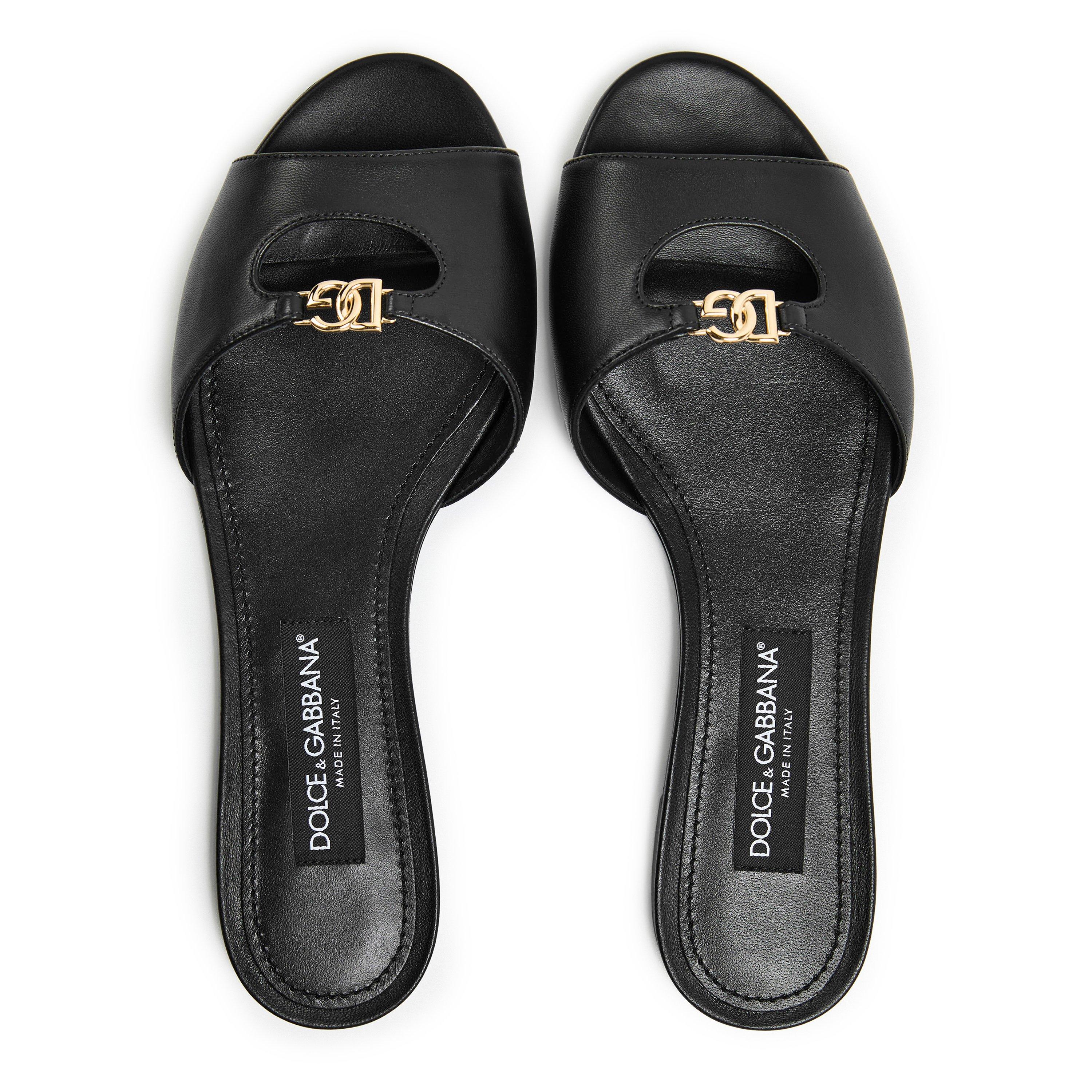 Nero - Dolce and Gabbana - DG Flat Mule Ld61 - 5