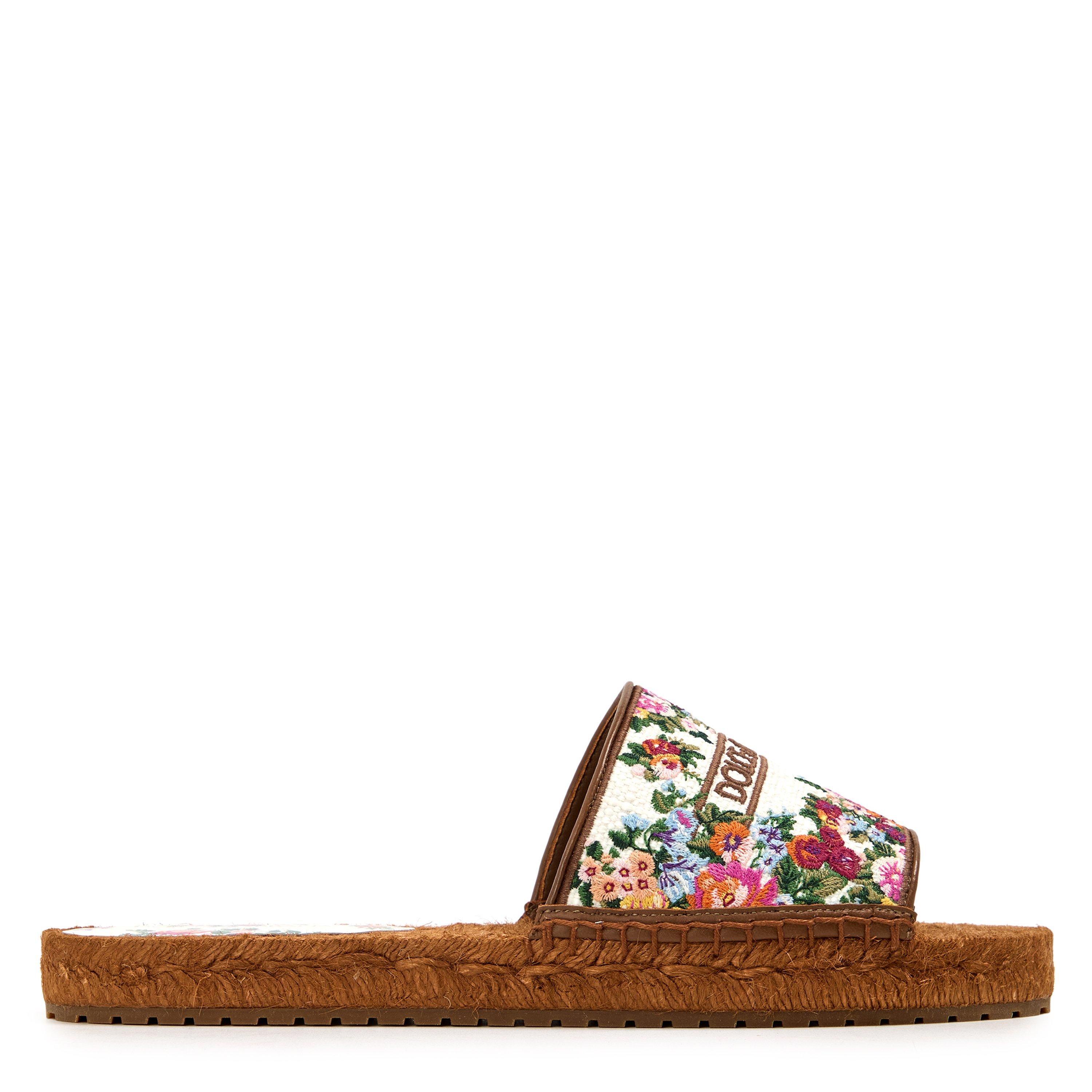 Bianco Multi - Dolce and Gabbana - DG Espadrille Slide Ld61 - 1