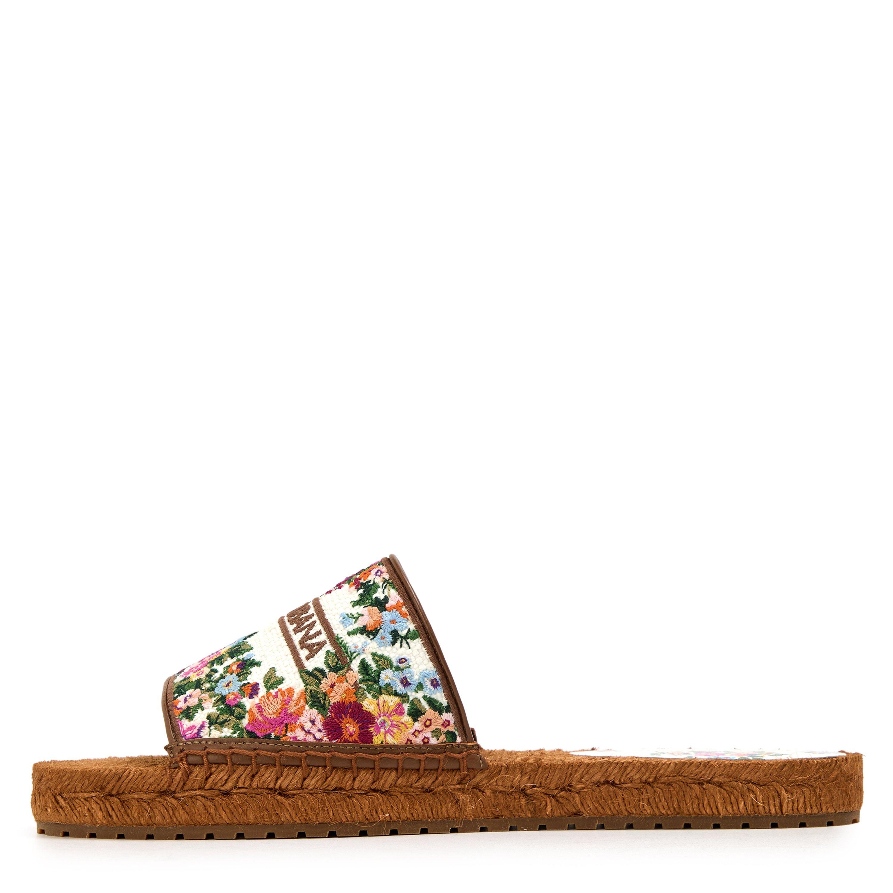 Bianco Multi - Dolce and Gabbana - DG Espadrille Slide Ld61 - 2