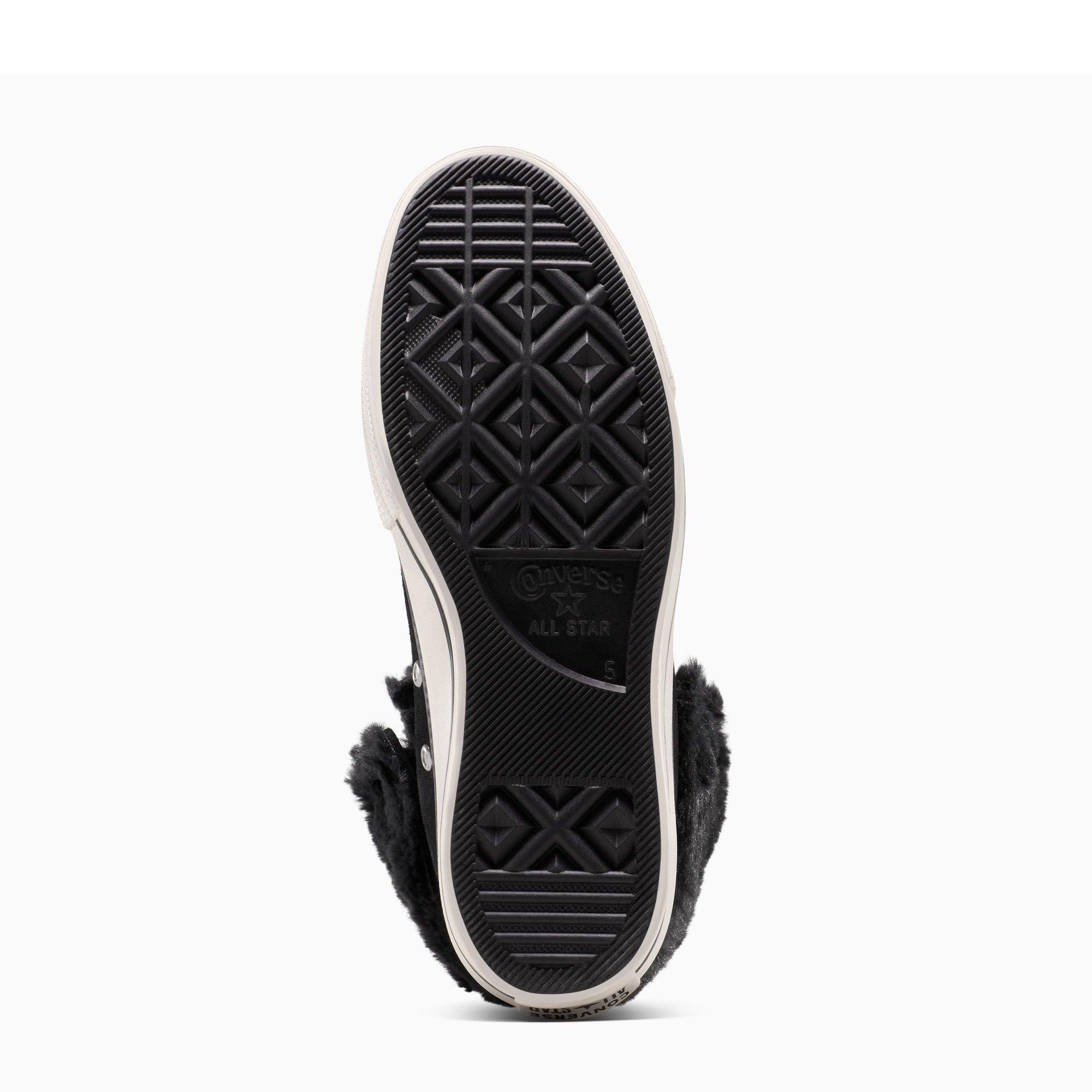 001-Black/Bla - Converse - Women's Chuck Taylor All Star Fol Platform Trainers - 4