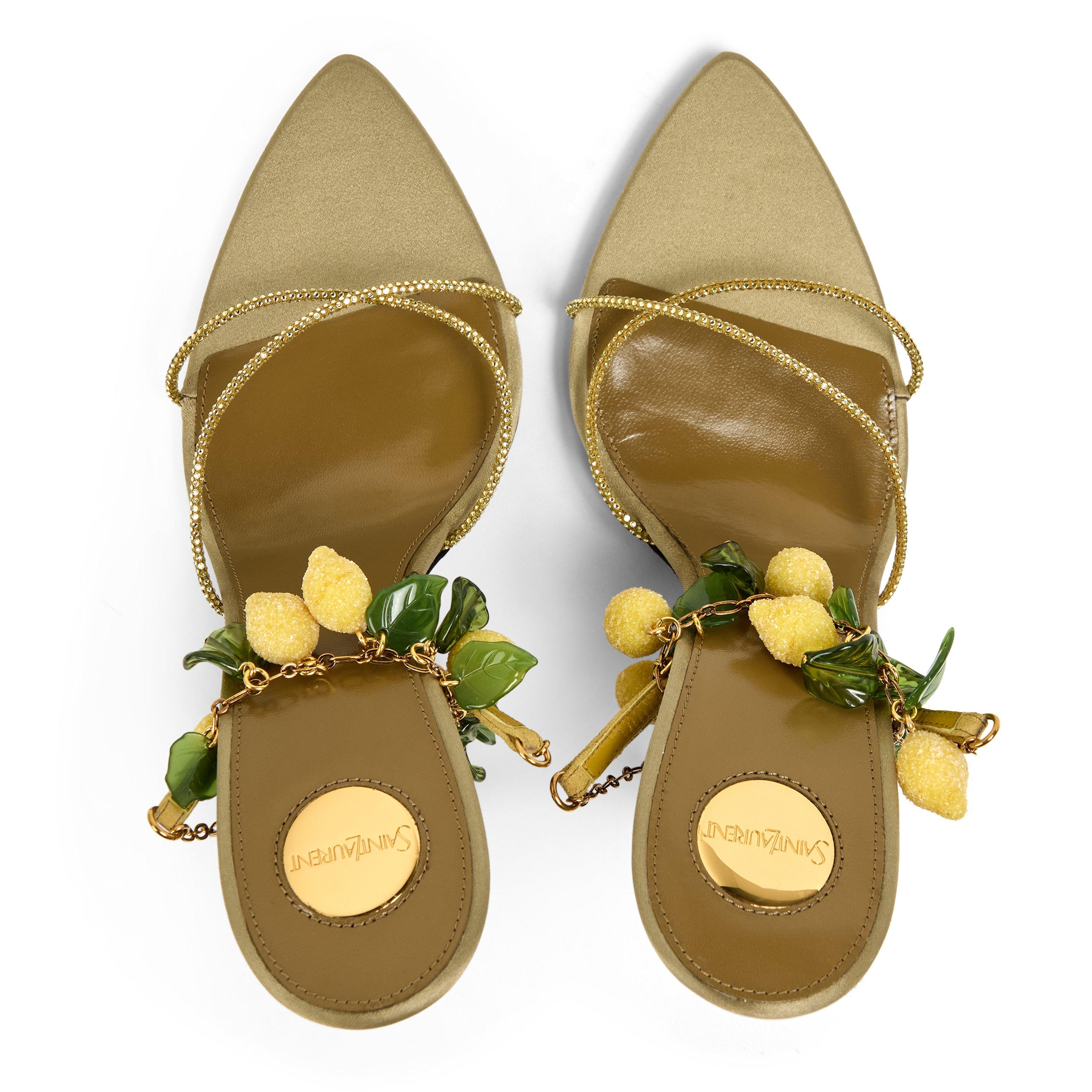 Lemon - Saint Laurent - Women's Stiletto Court Shoes - 3