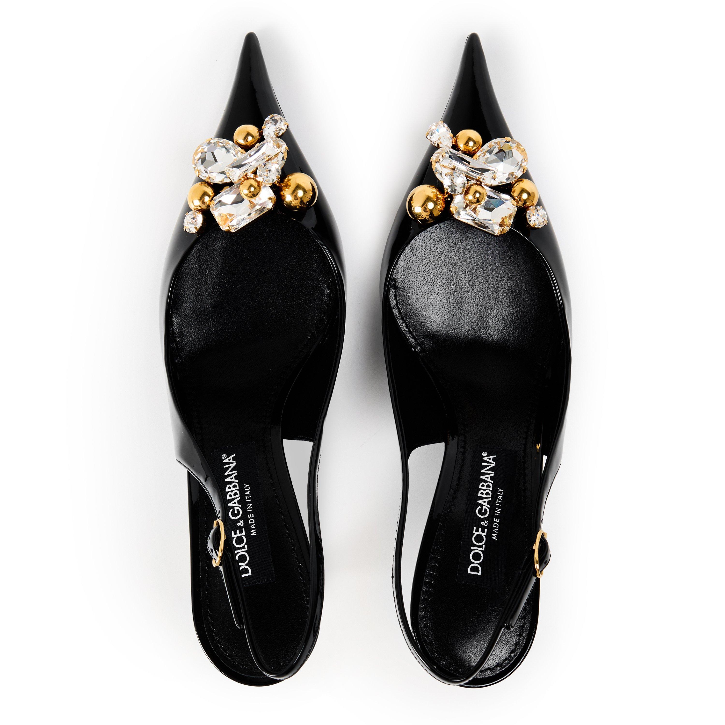 Nero Crystal - Dolce and Gabbana - DG Slingback Ld61 - 4