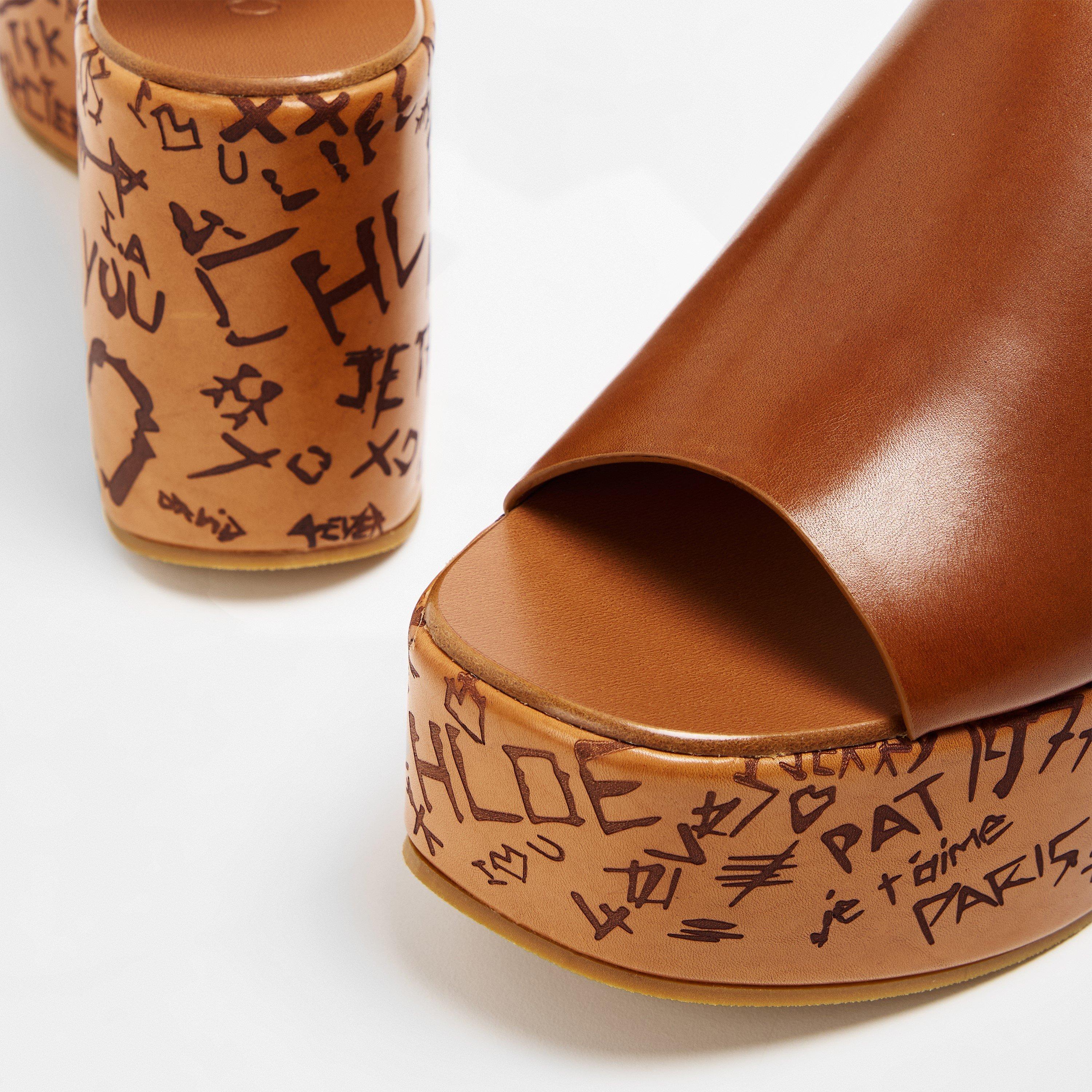 Ginger Brown - Chloe - Maxime Wedge Sandals - 4