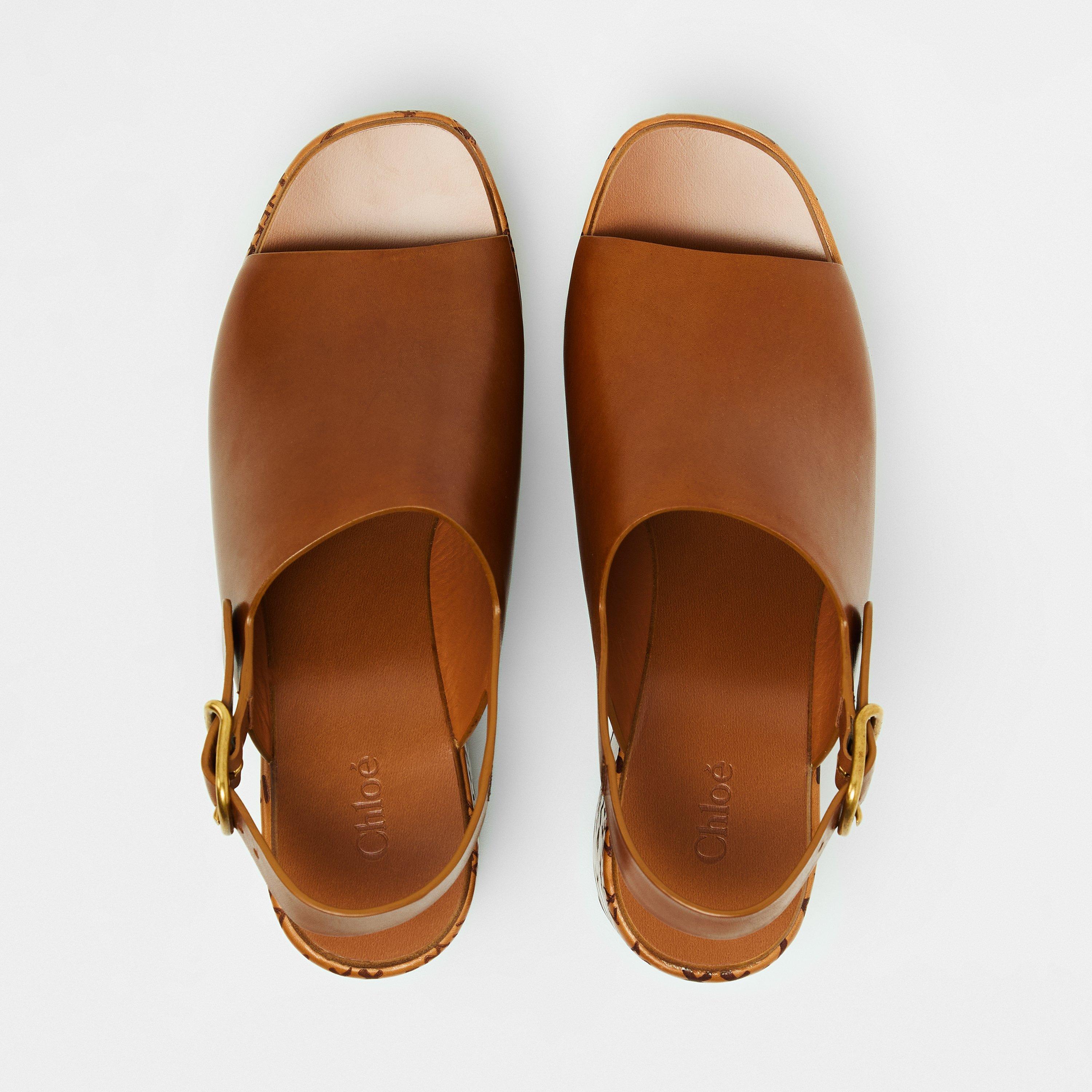 Ginger Brown - Chloe - Maxime Wedge Sandals - 5