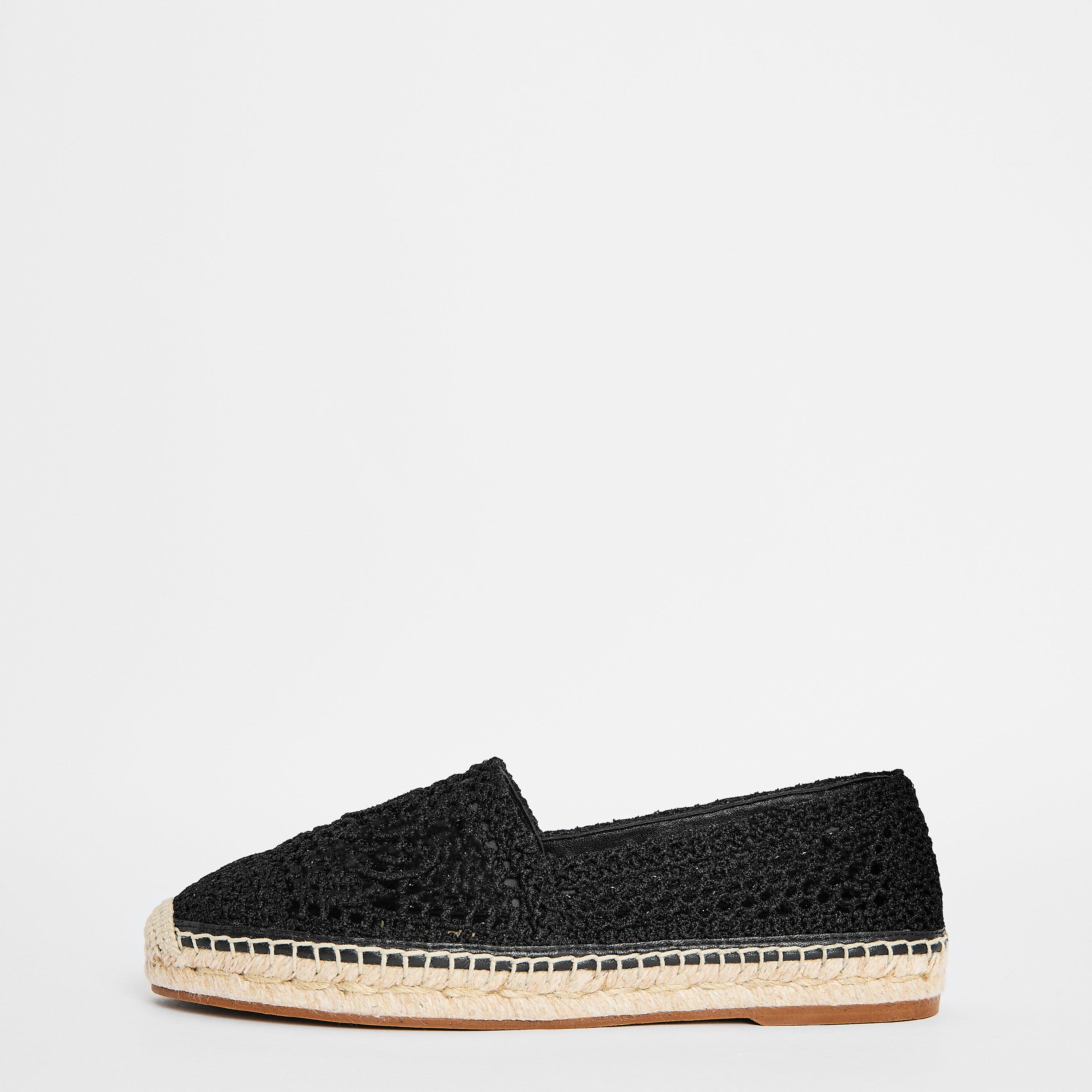 Delicate Black - Chloe - Women's Isla Crochet Espadrilles - 2