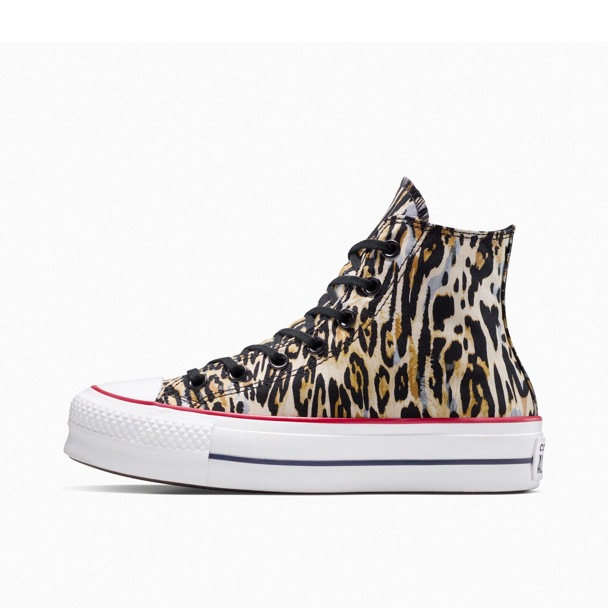 001-Black/Tan - Converse - Women's Chuck Taylor All Star Lif Platform Trainers - 2