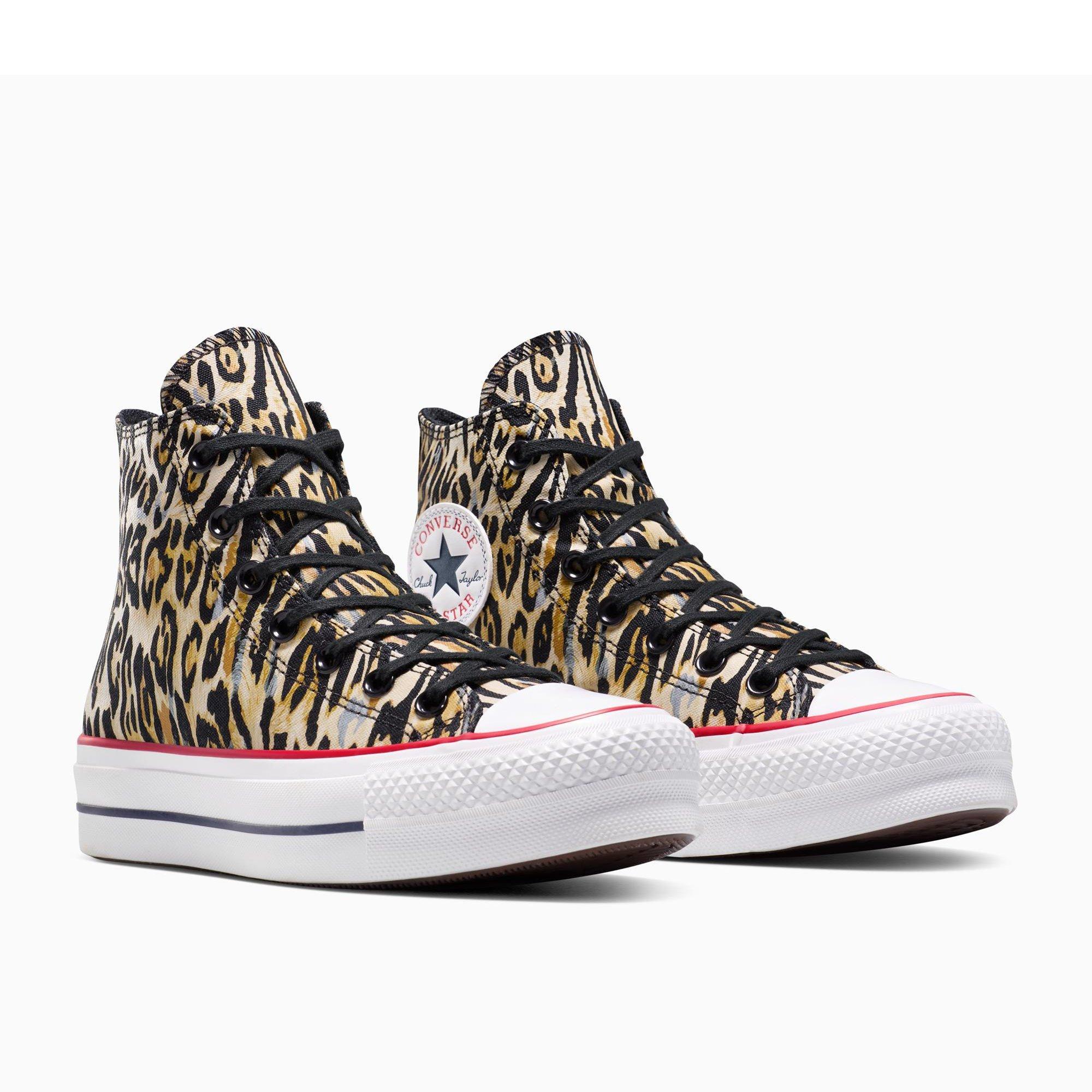 001-Black/Tan - Converse - Women's Chuck Taylor All Star Lif Platform Trainers - 3