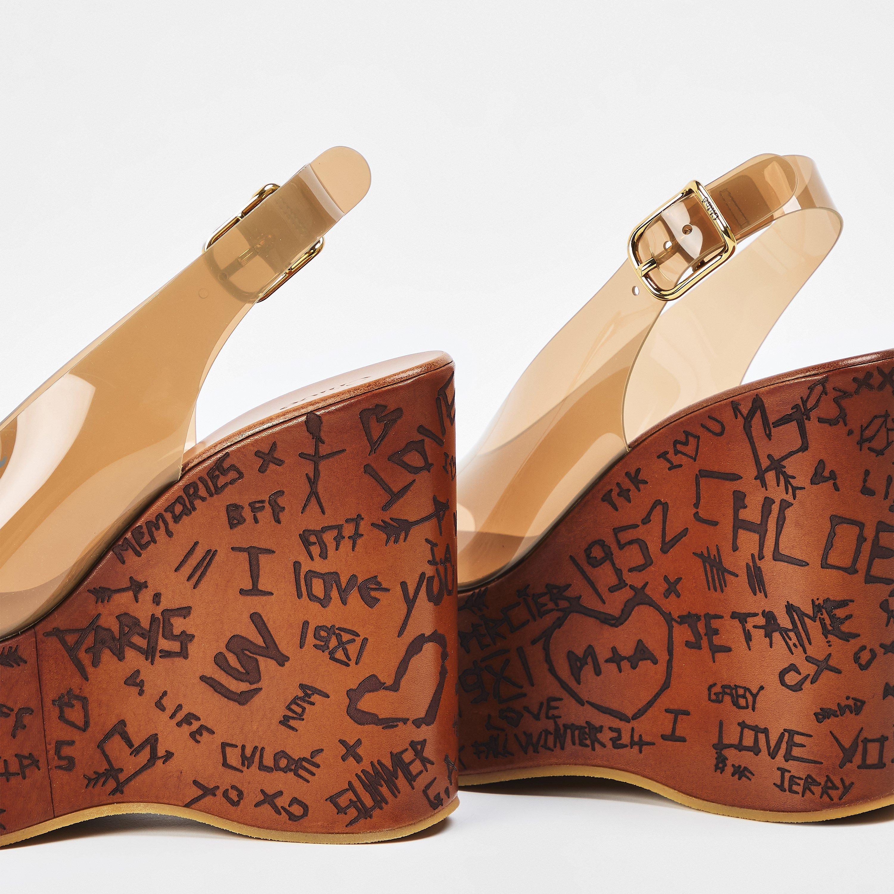 Sunny Brown - Chloe - Women's Maxime Wedge Heeled Sandals - 4