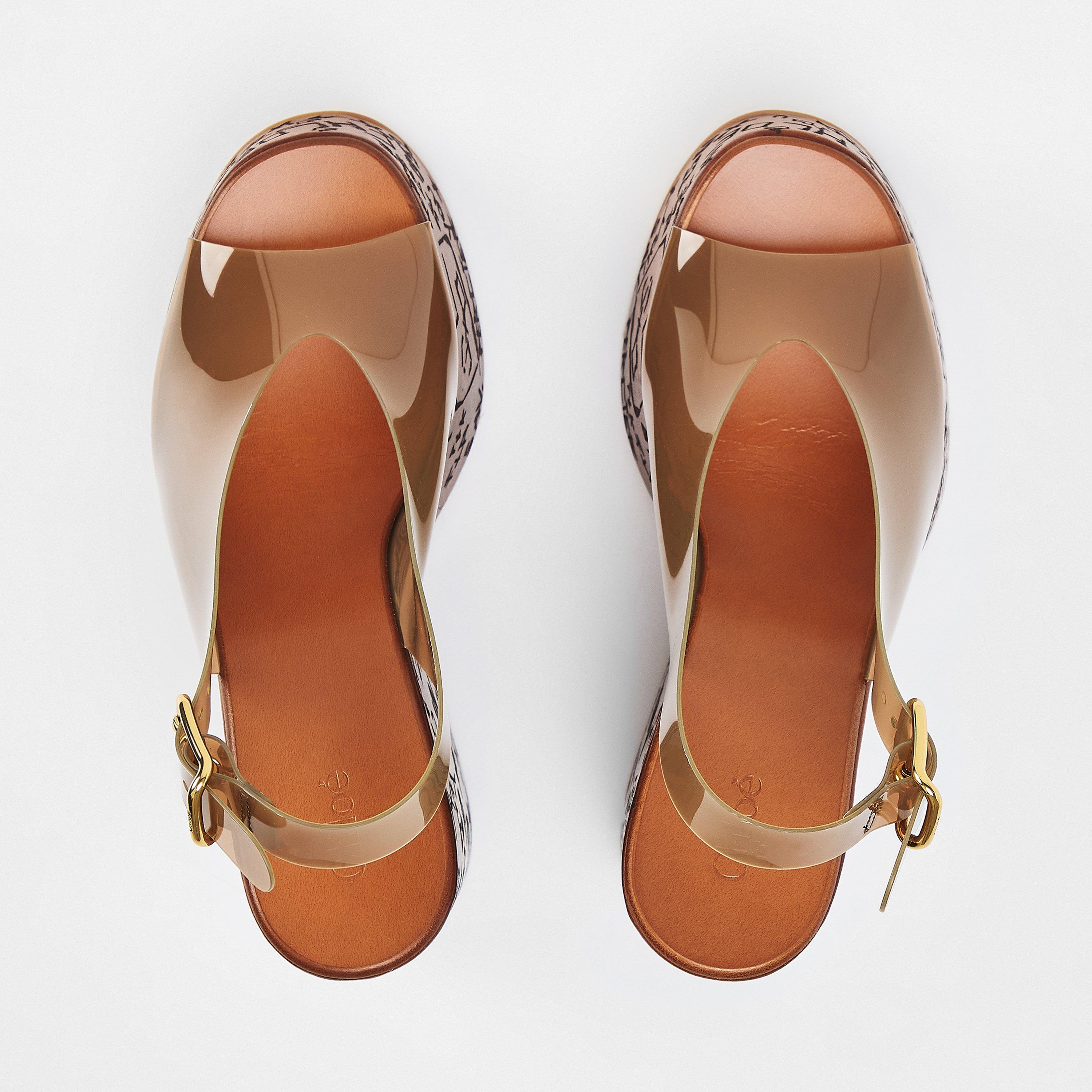Sunny Brown - Chloe - Women's Maxime Wedge Heeled Sandals - 5