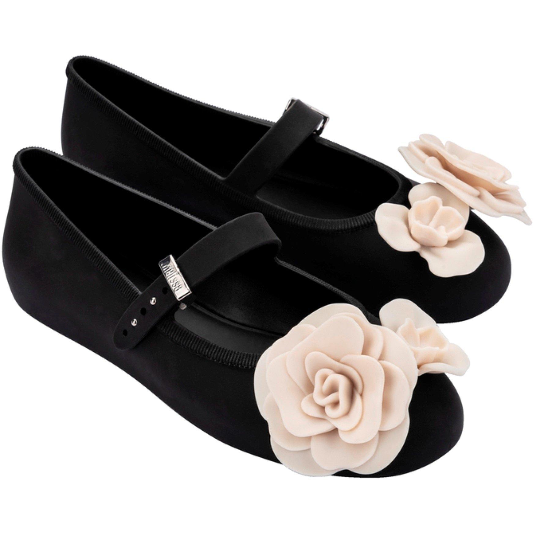 Melissa Women's Petal Ballet Pumps Black Size 5 (38) - Image 2