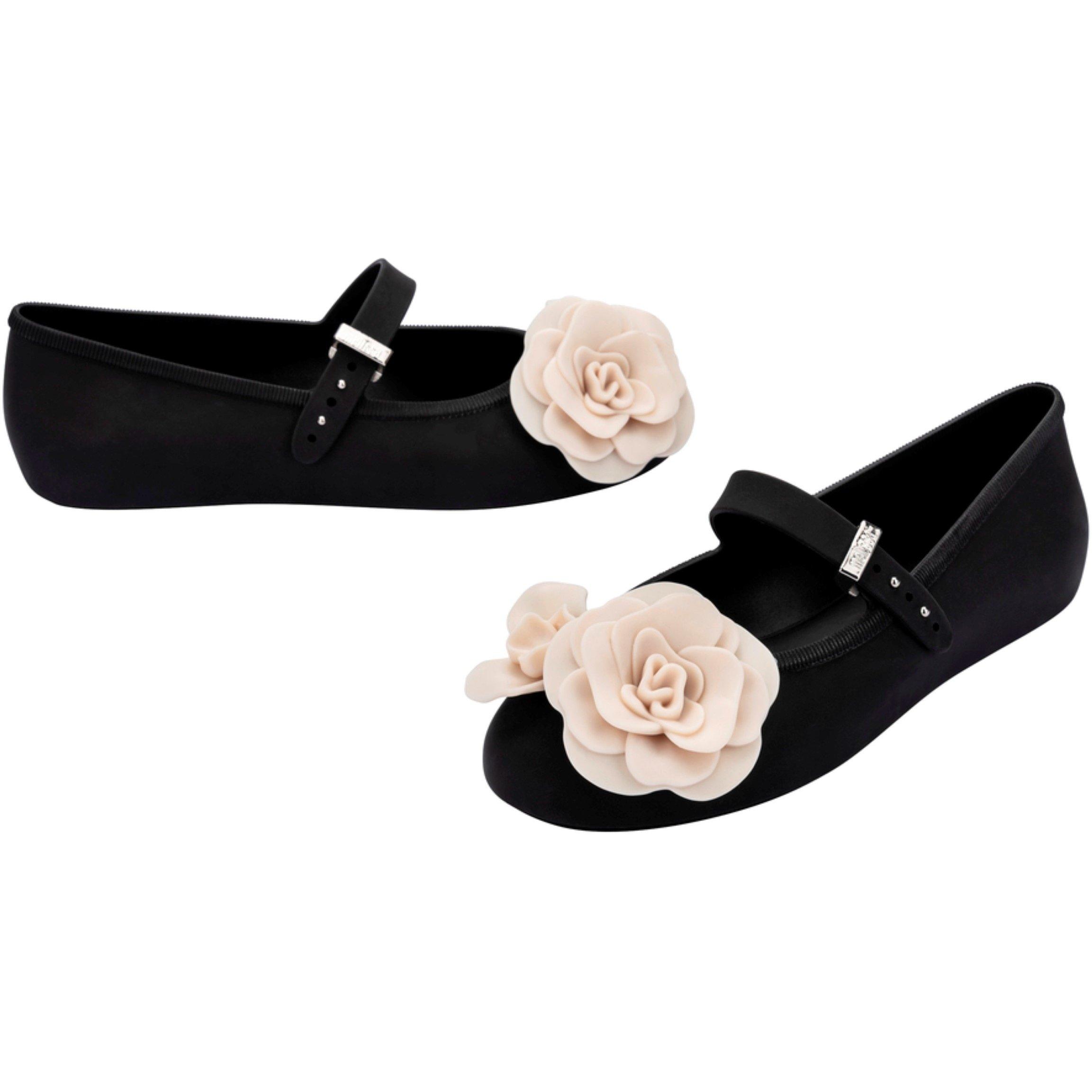Black Beige - Melissa - Melissa Ballet Petal Ld61 - 4