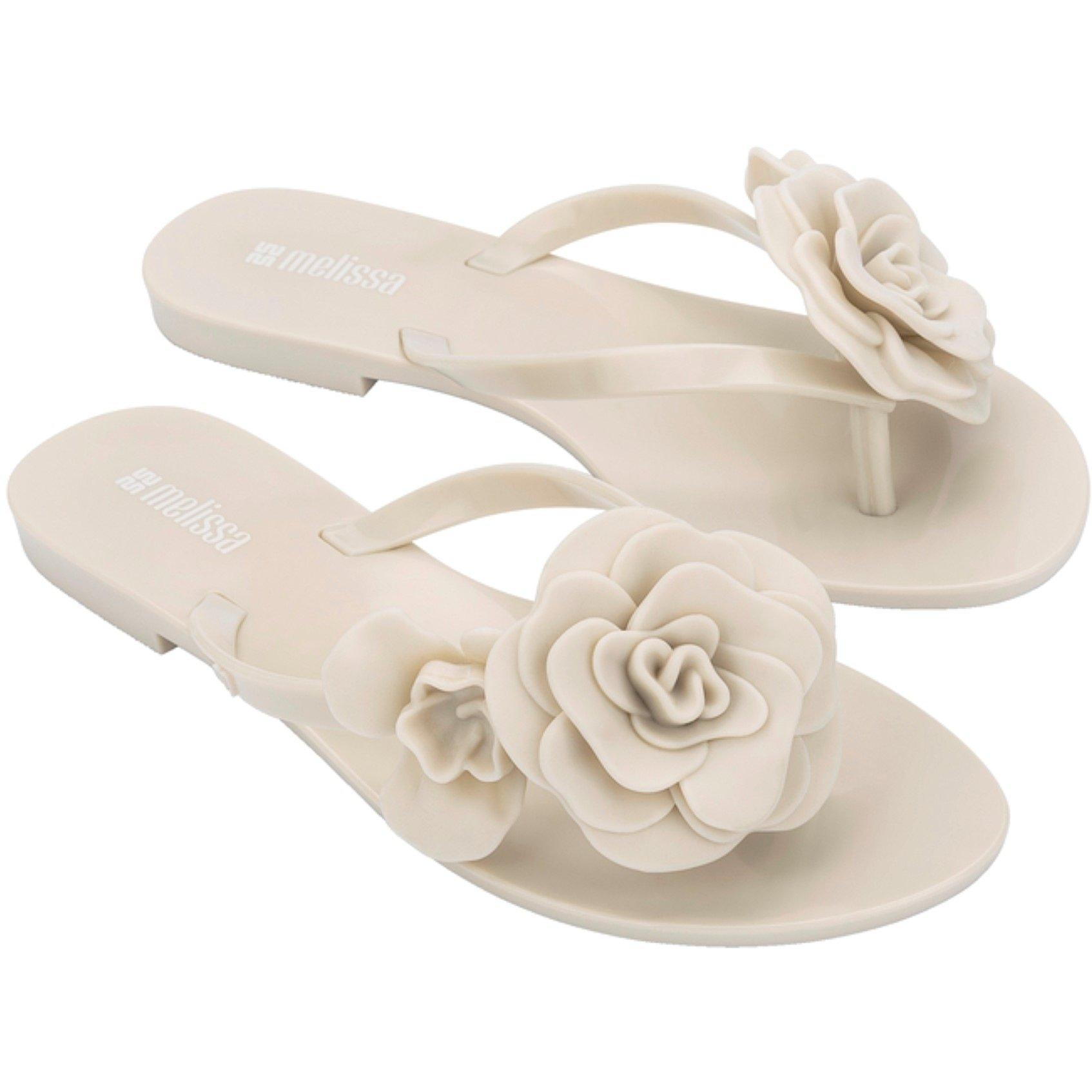 Melissa Women's Petals Flat Sandals - Beige - 6 (39)