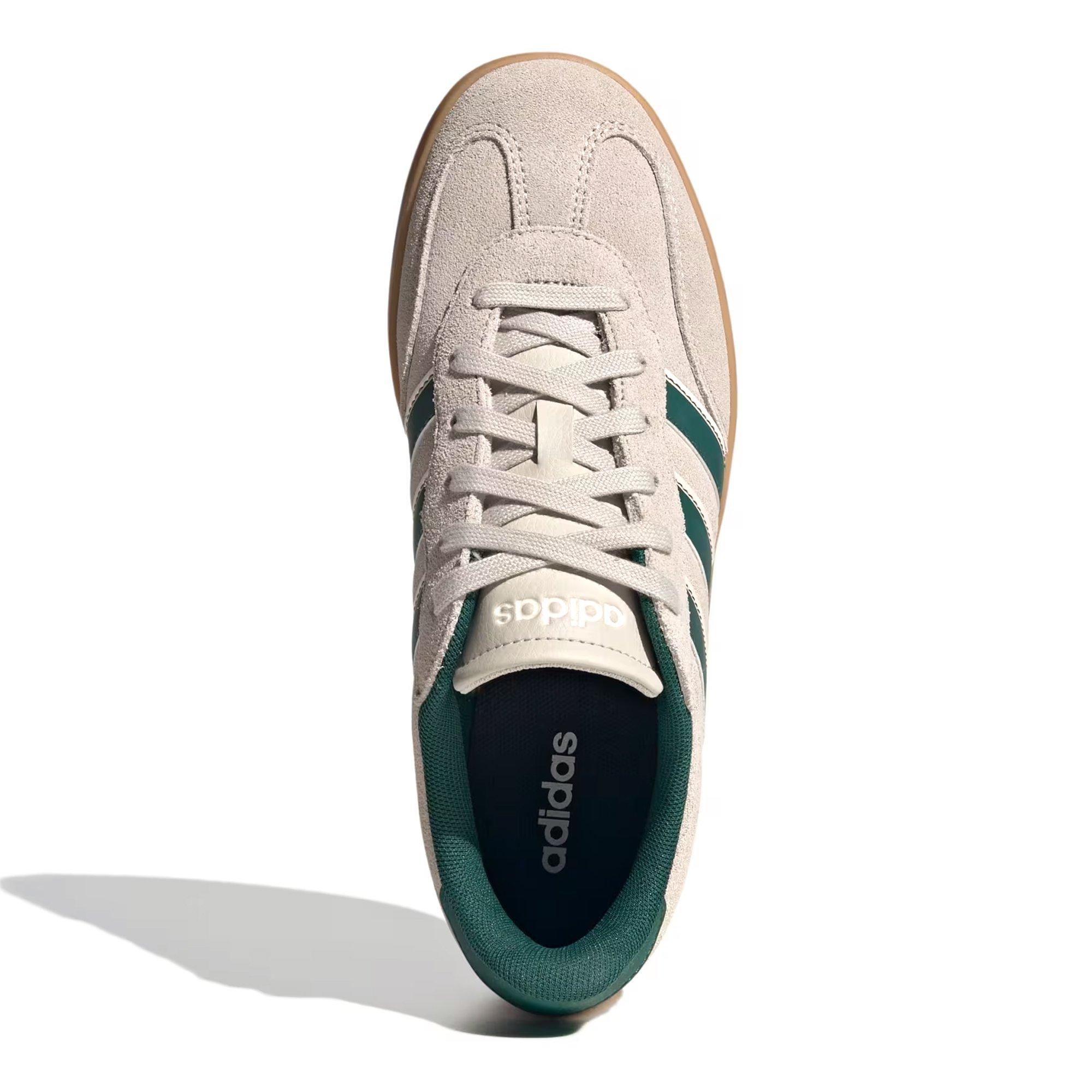 Light Grey/Grn - adidas - Barreda Court Trainers - 3