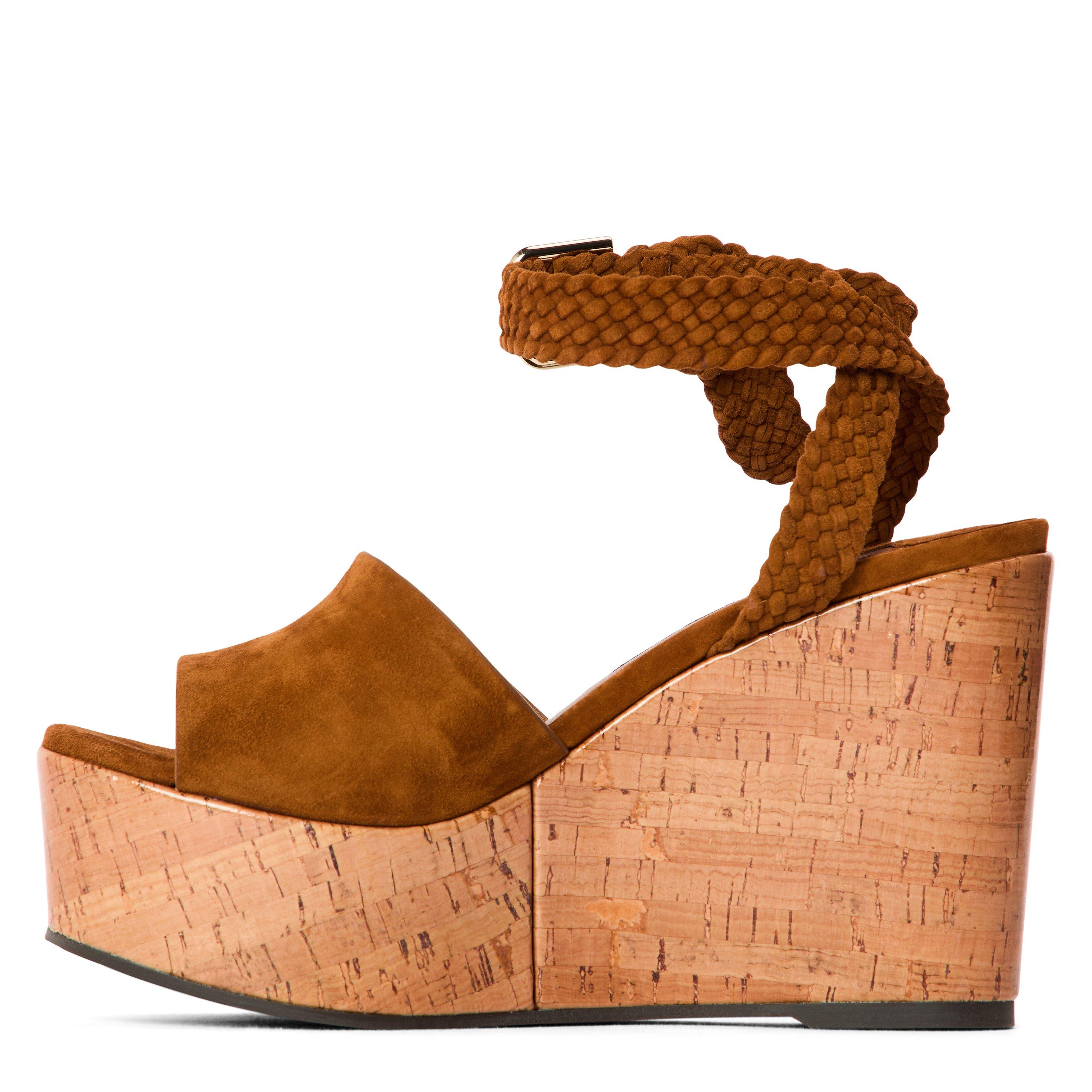 Tan/Toasty - Jimmy Choo - Women's Wedge Heel Sandals - 2