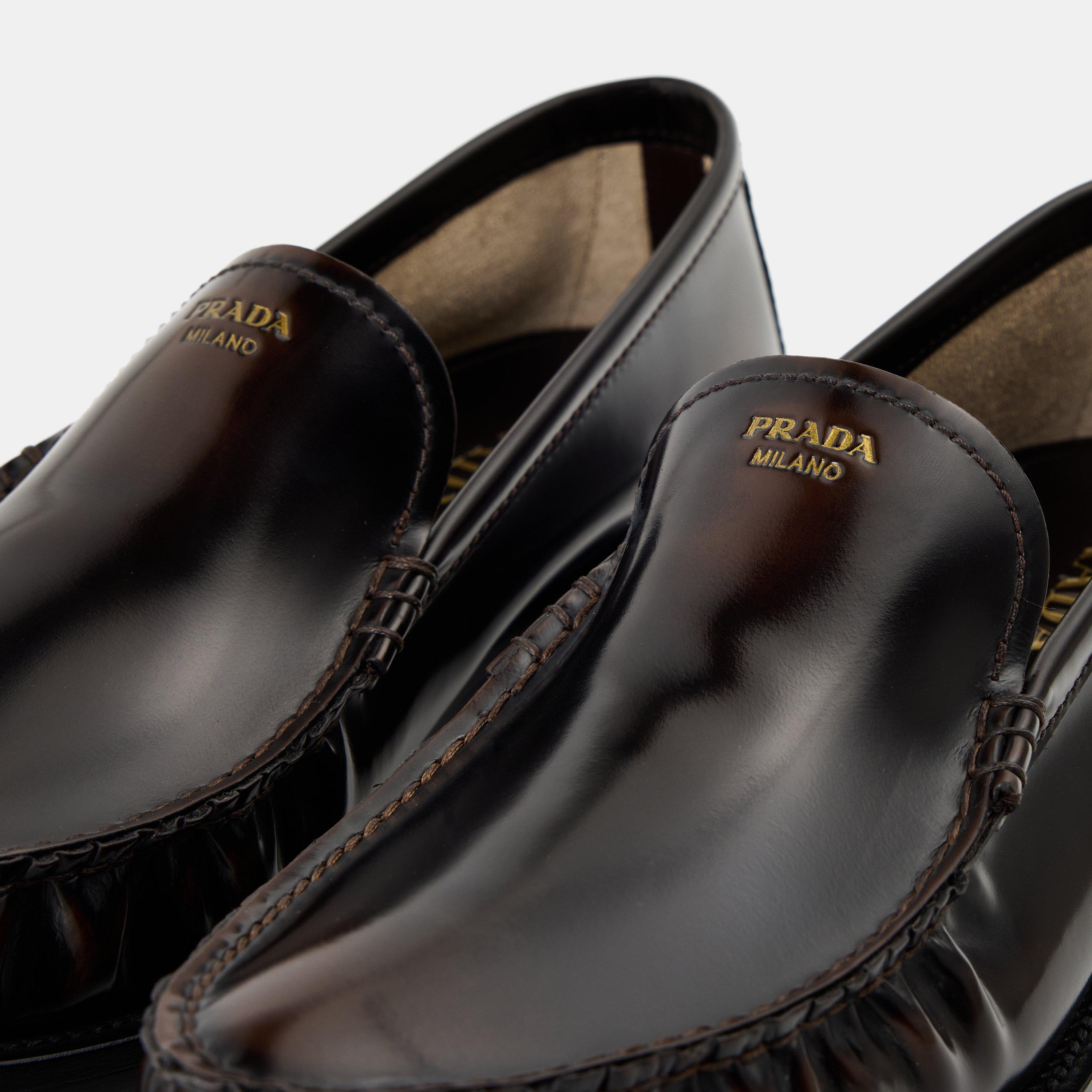 Bruciato - Prada - Women's Leather Loafers - 4