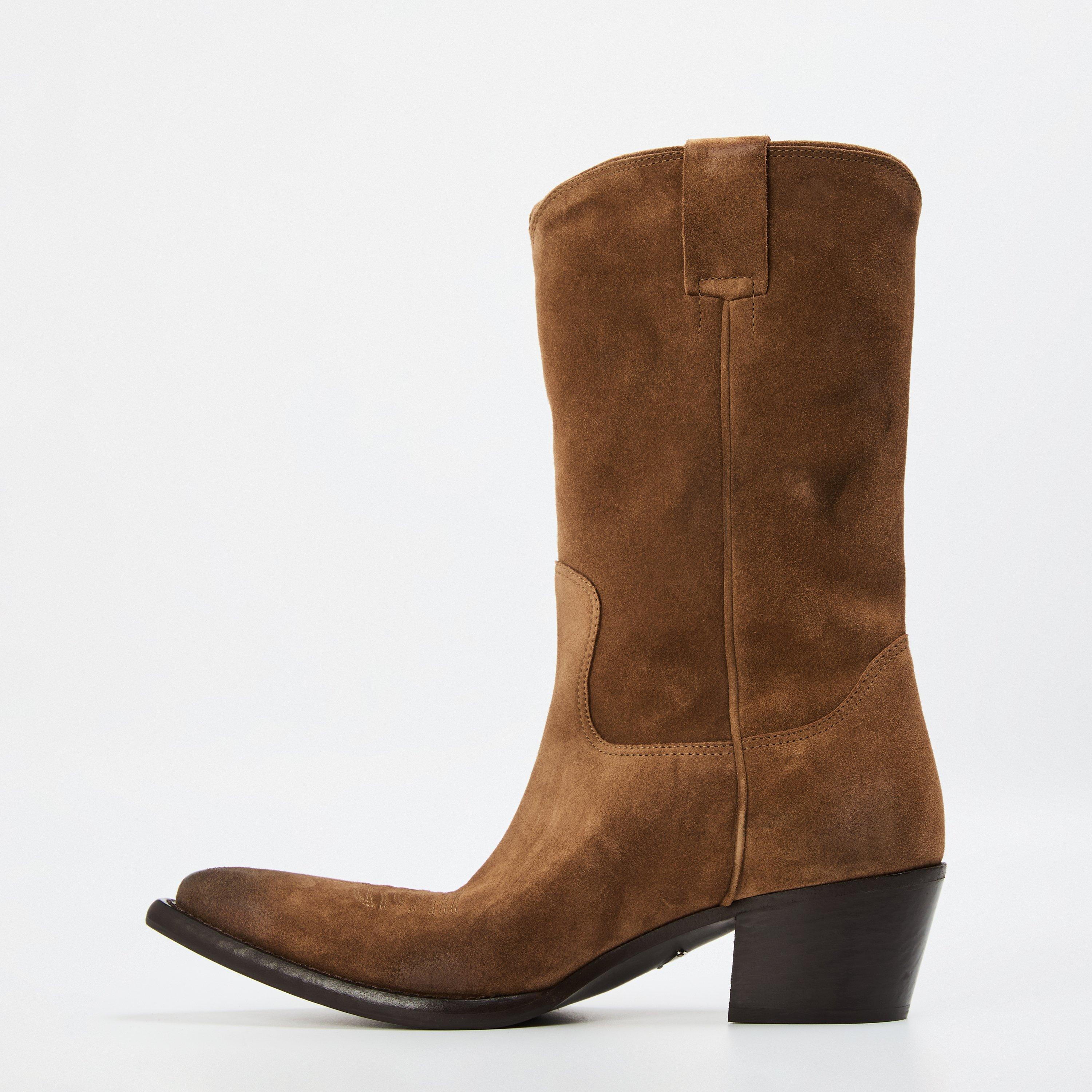 Tabacco - Prada - Women's Western Cowboy Boots - 2