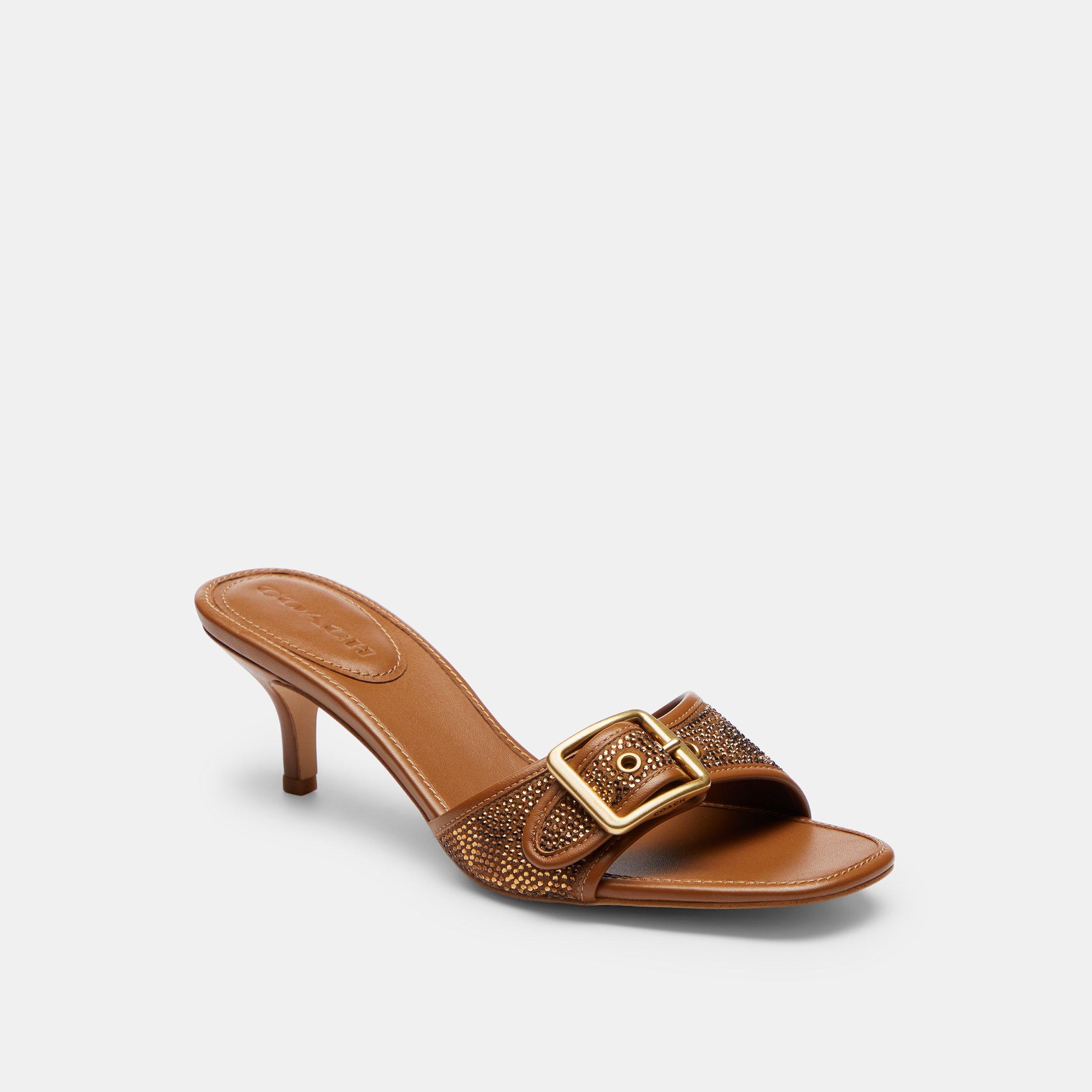 Coach Womens Margot Kitten Heeled Mules