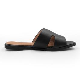 Wheres That From Flat Slider Sandals With Cutout Strap