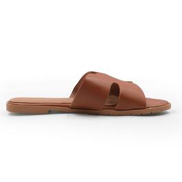 Wheres That From Flat Slider Sandals With Cutout Strap